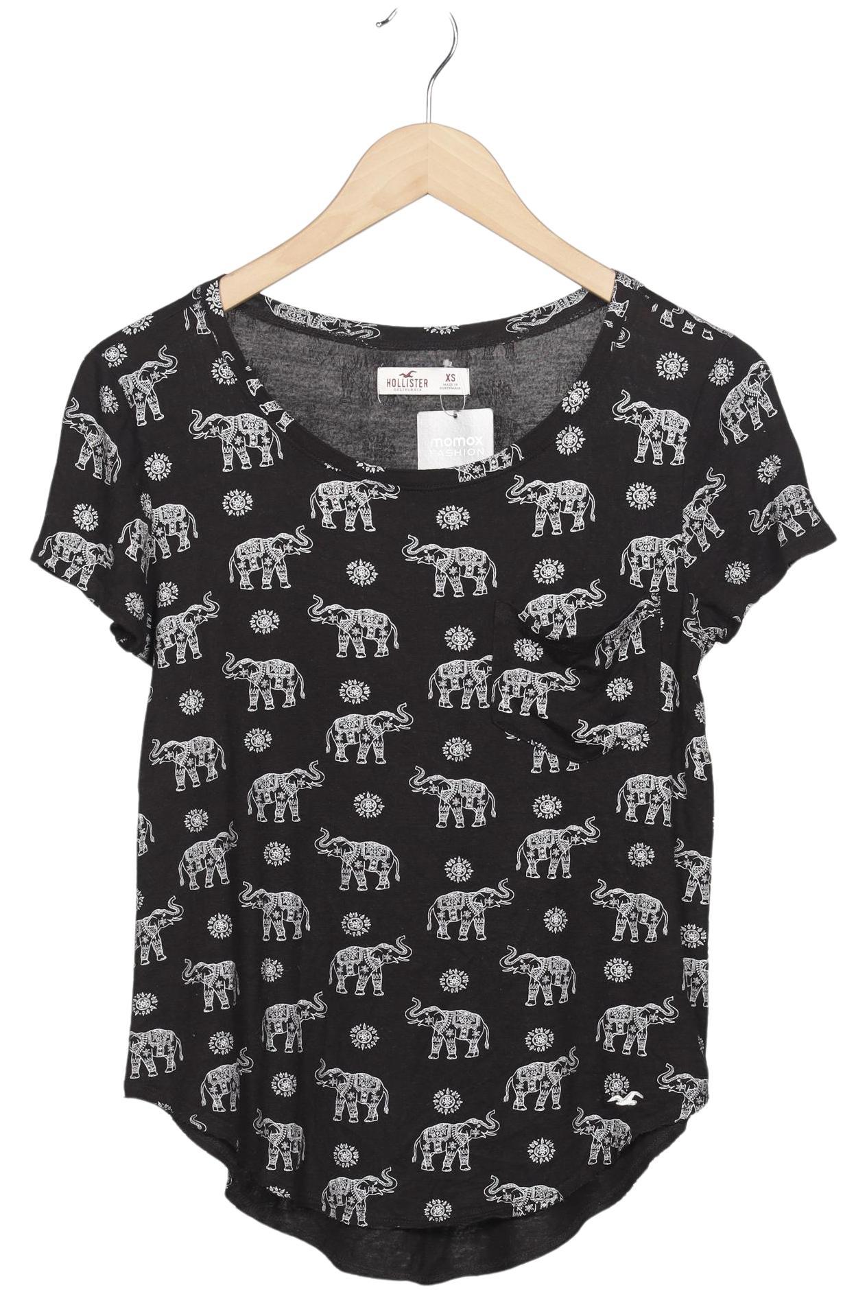 

Hollister Damen T-Shirt, schwarz, Gr. 34