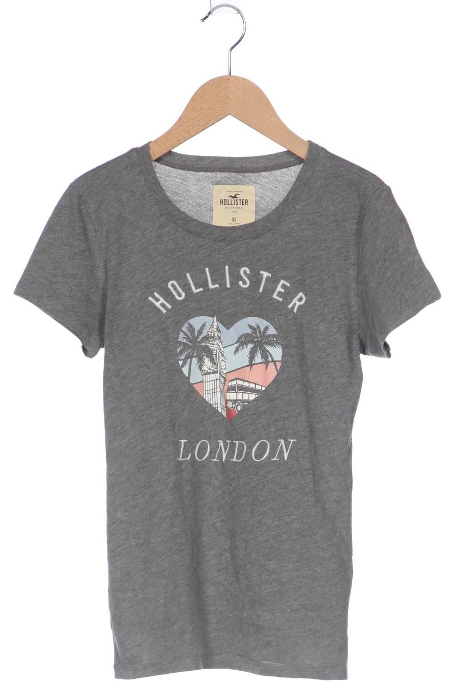 

Hollister Damen T-Shirt, grau, Gr. 34
