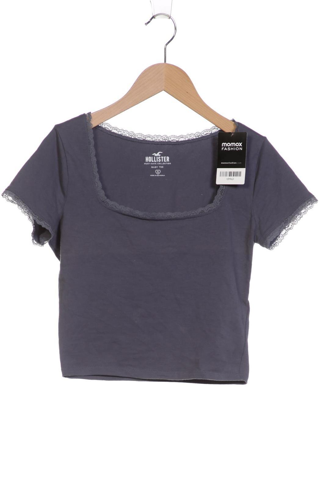 

Hollister Damen T-Shirt, blau, Gr. 36