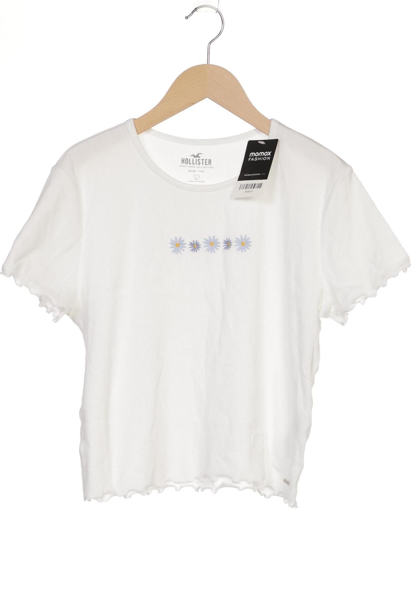 

Hollister Damen T-Shirt, weiß, Gr. 42