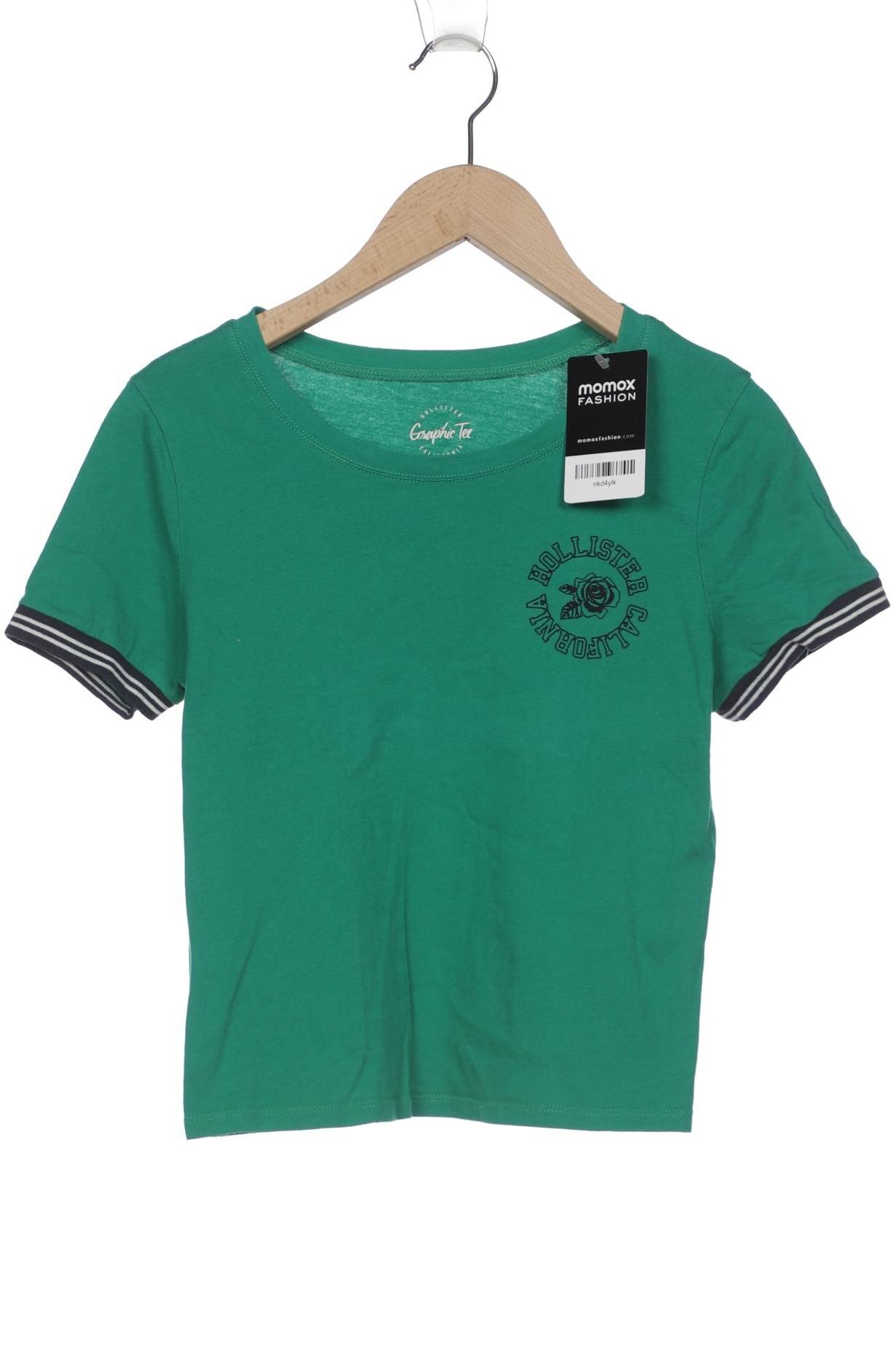 

Hollister Damen T-Shirt, grün, Gr. 34