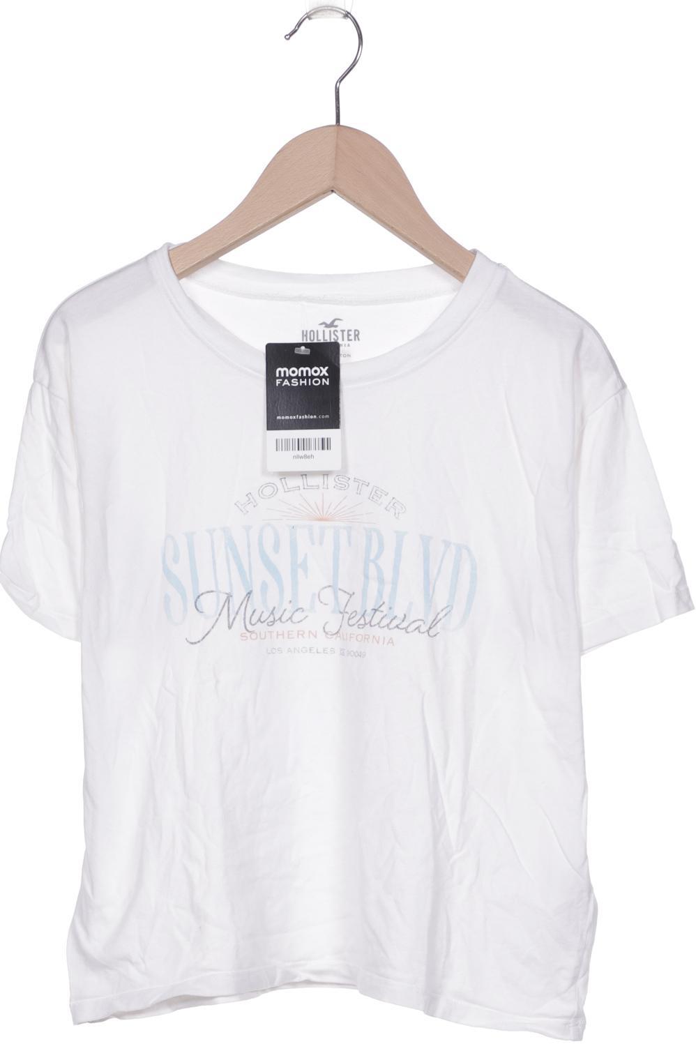

Hollister Damen T-Shirt, weiß, Gr. 36