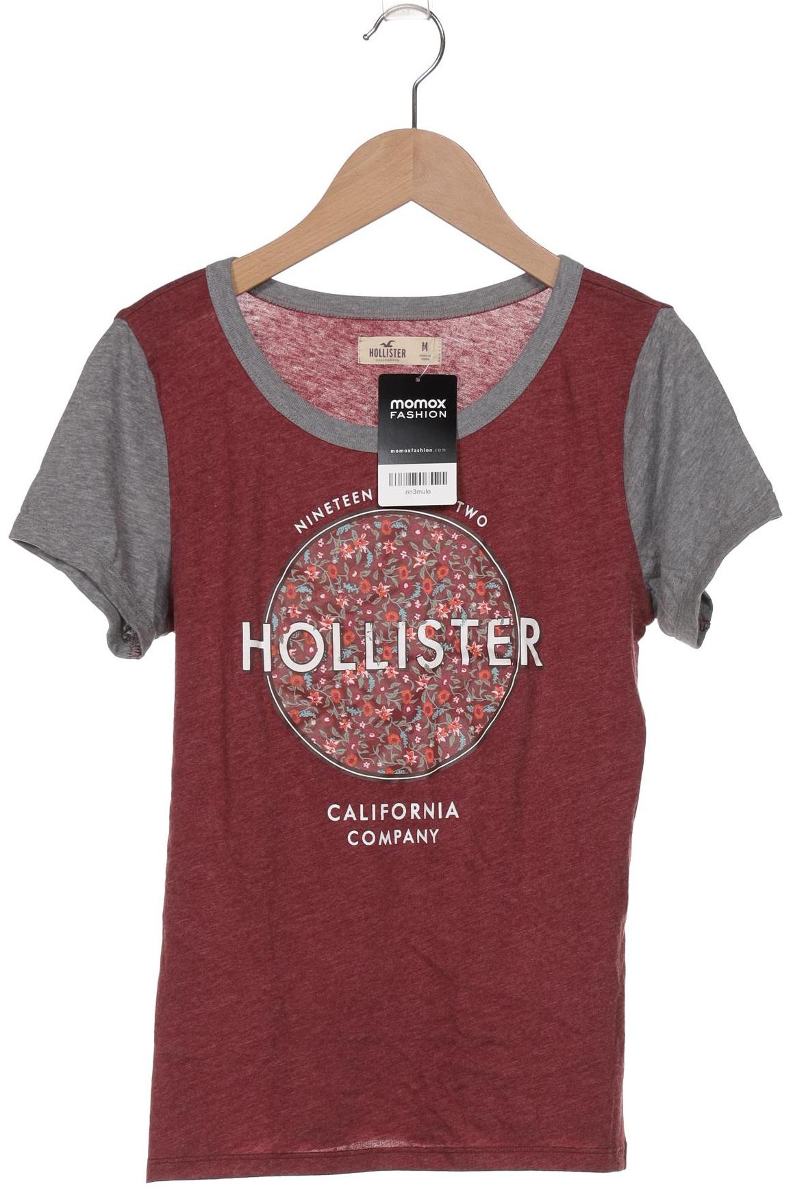 

Hollister Damen T-Shirt, bordeaux, Gr. 38