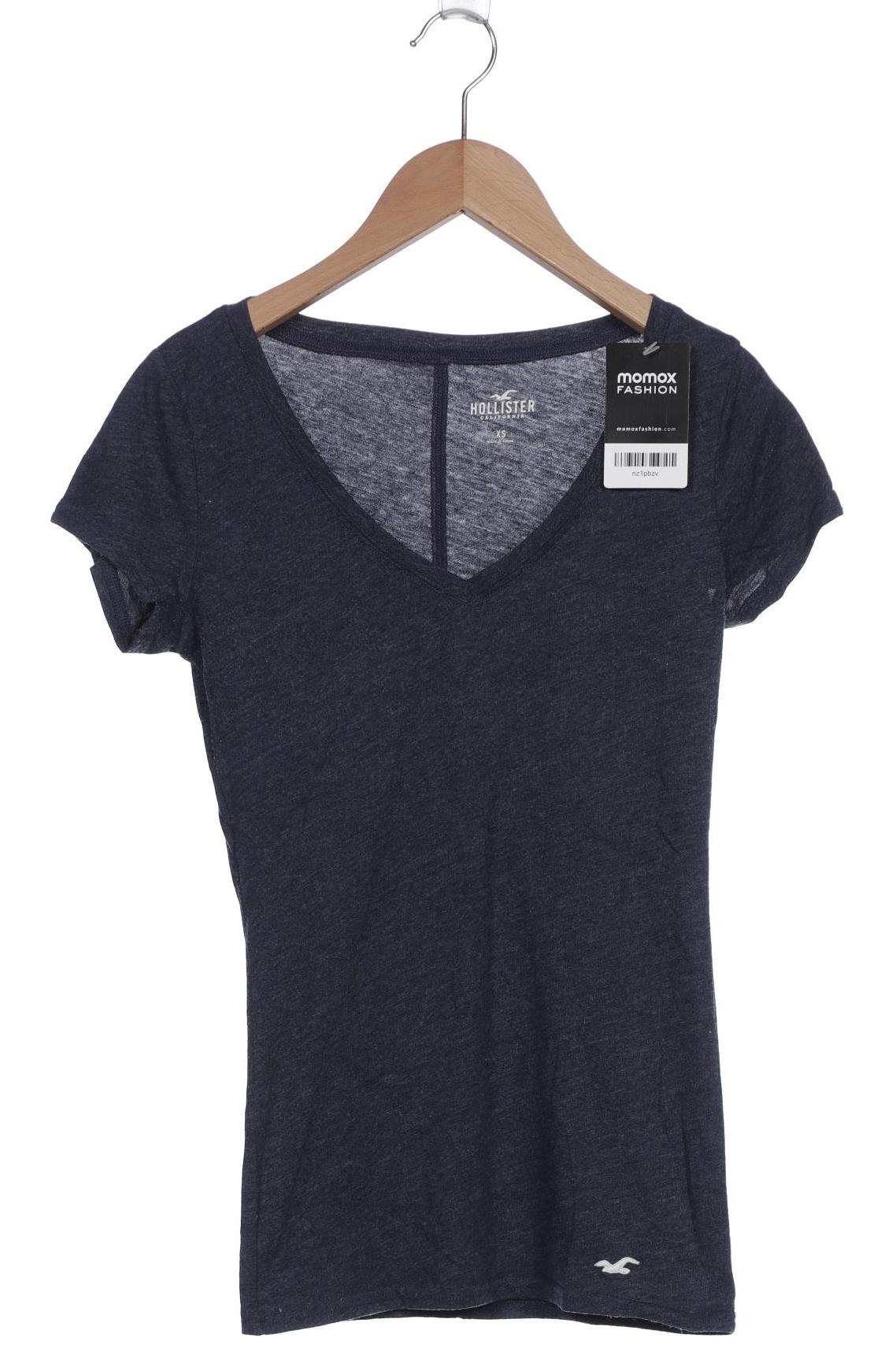 

Hollister Damen T-Shirt, blau, Gr. 34