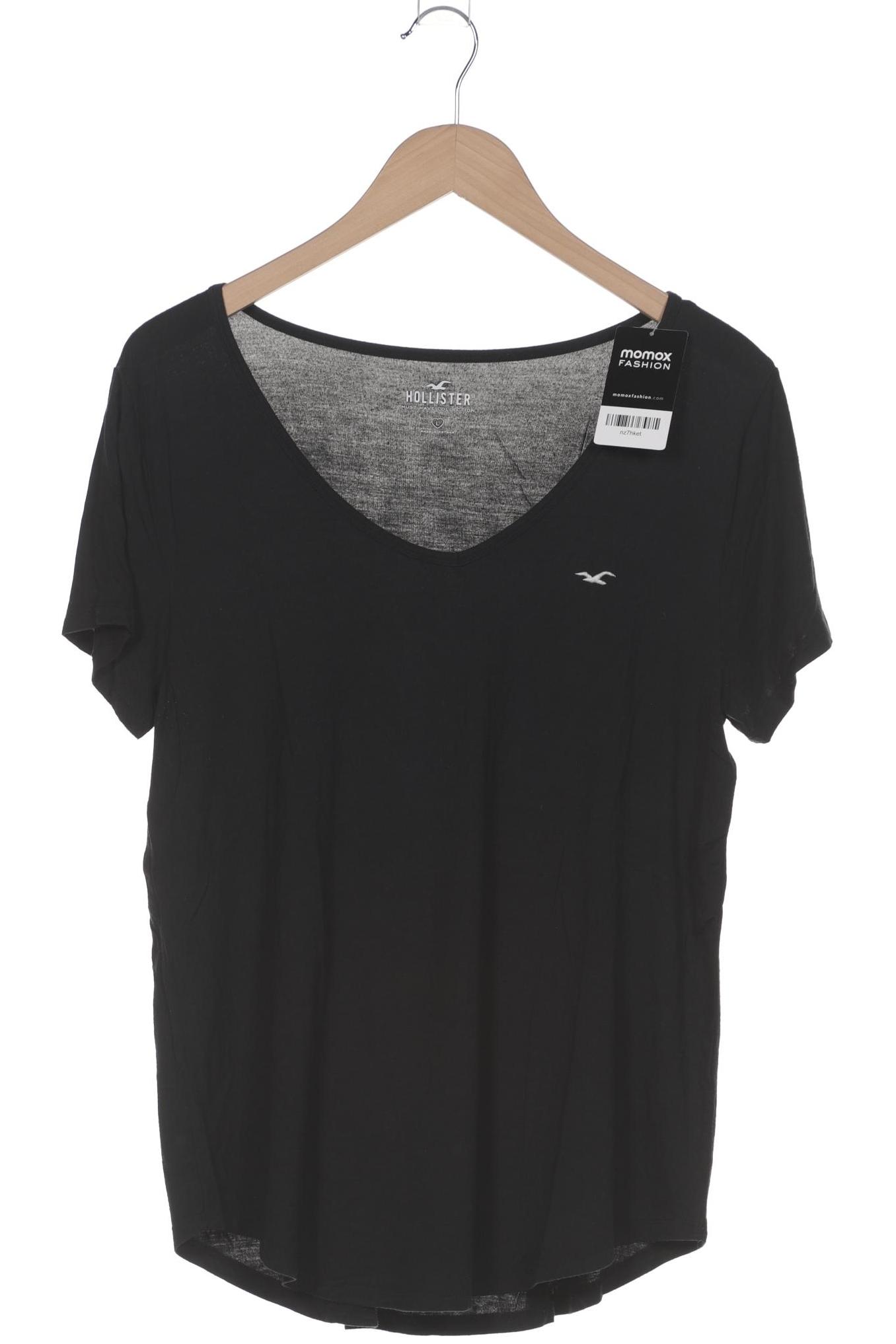 

Hollister Damen T-Shirt, schwarz, Gr. 42