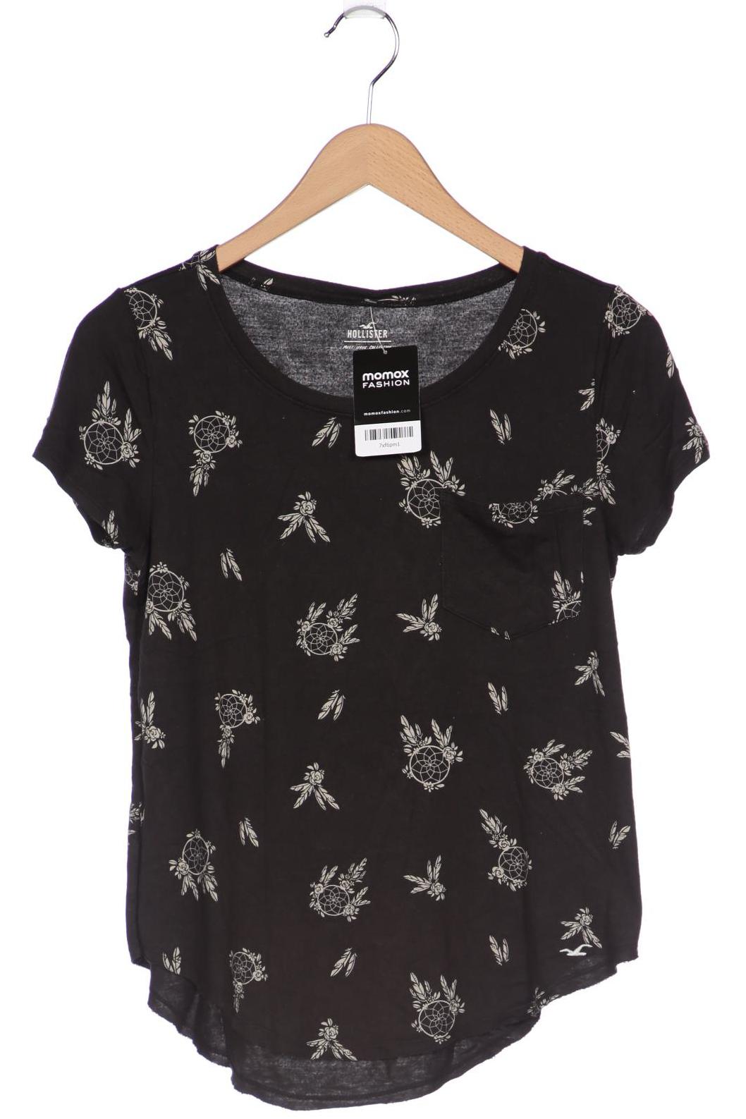 

Hollister Damen T-Shirt, schwarz
