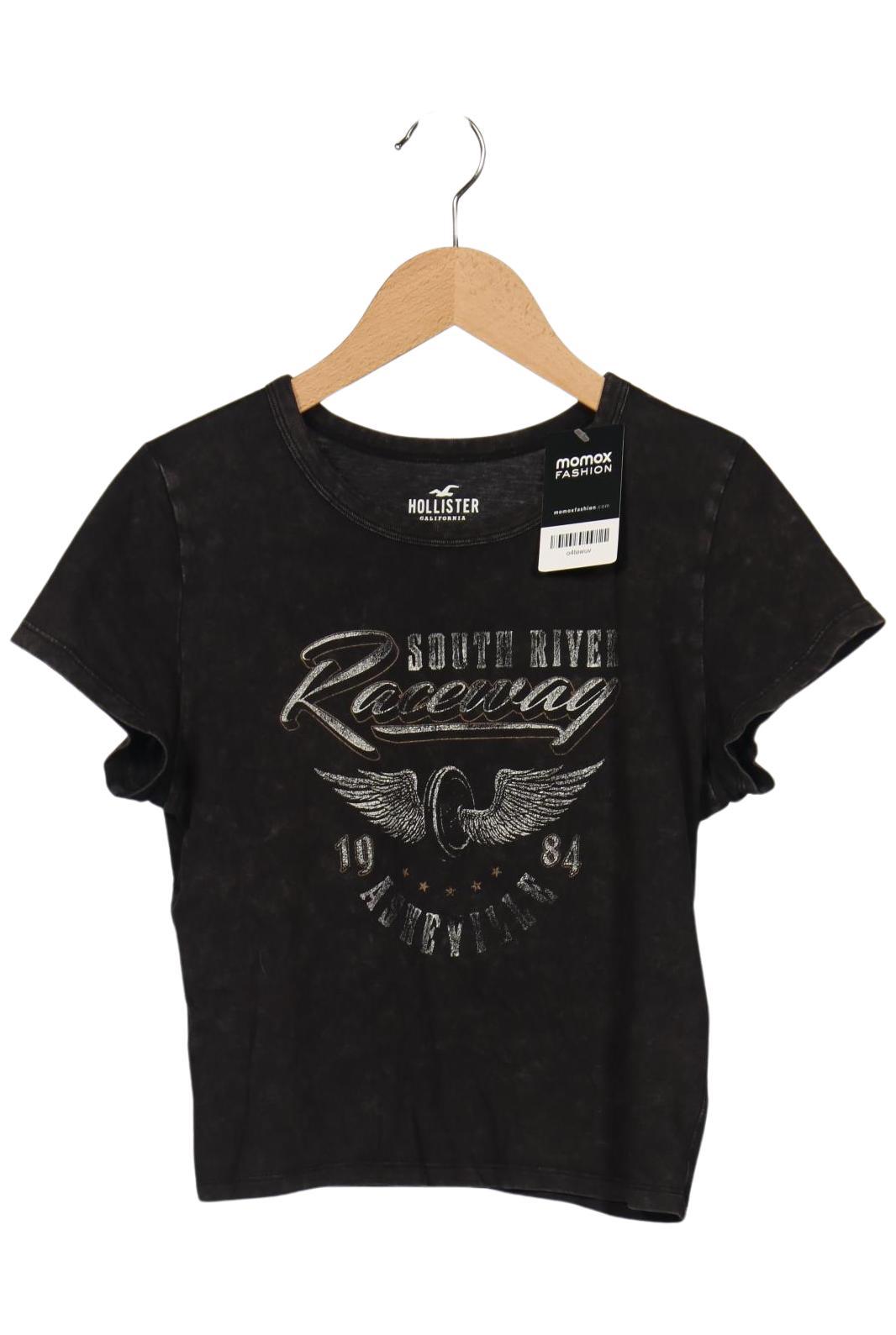 

Hollister Damen T-Shirt, schwarz, Gr. 36