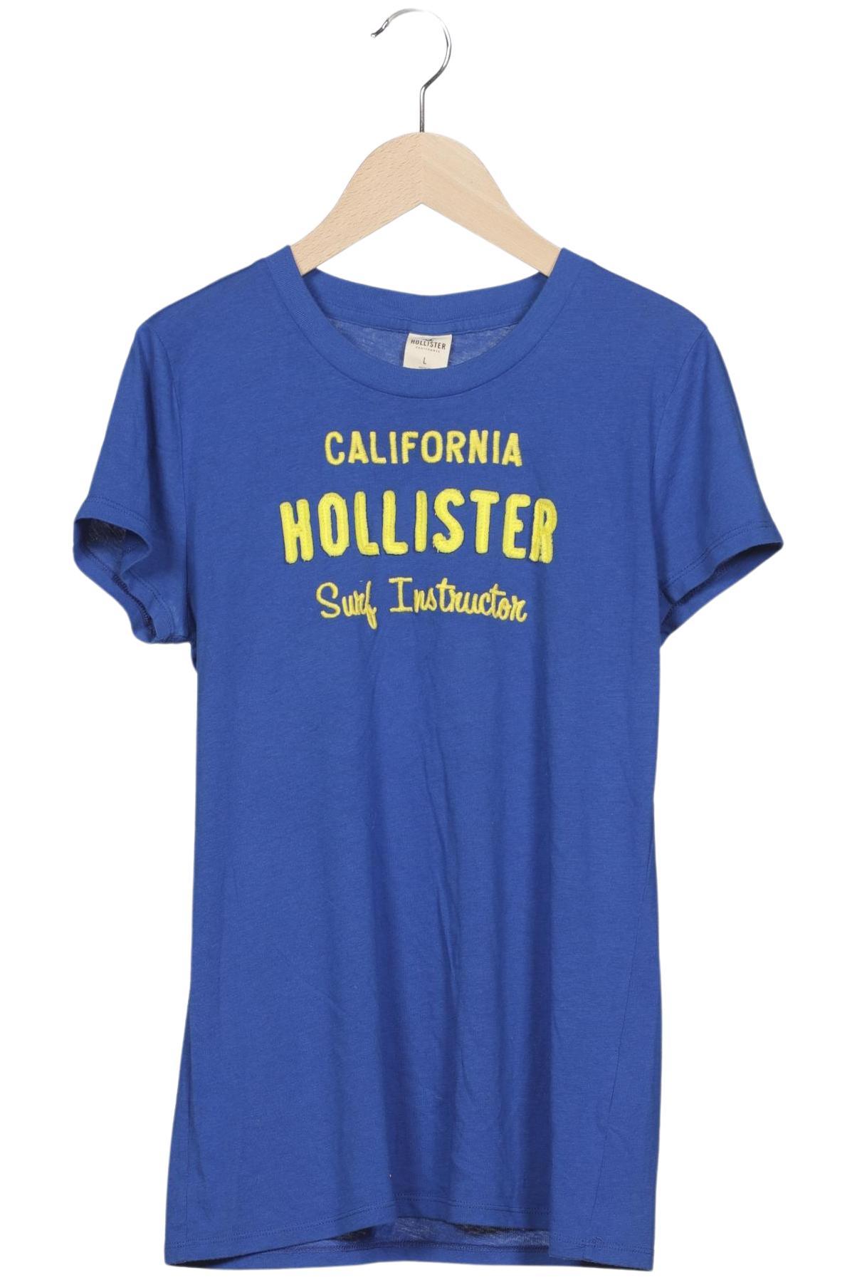 

Hollister Damen T-Shirt, blau, Gr. 42
