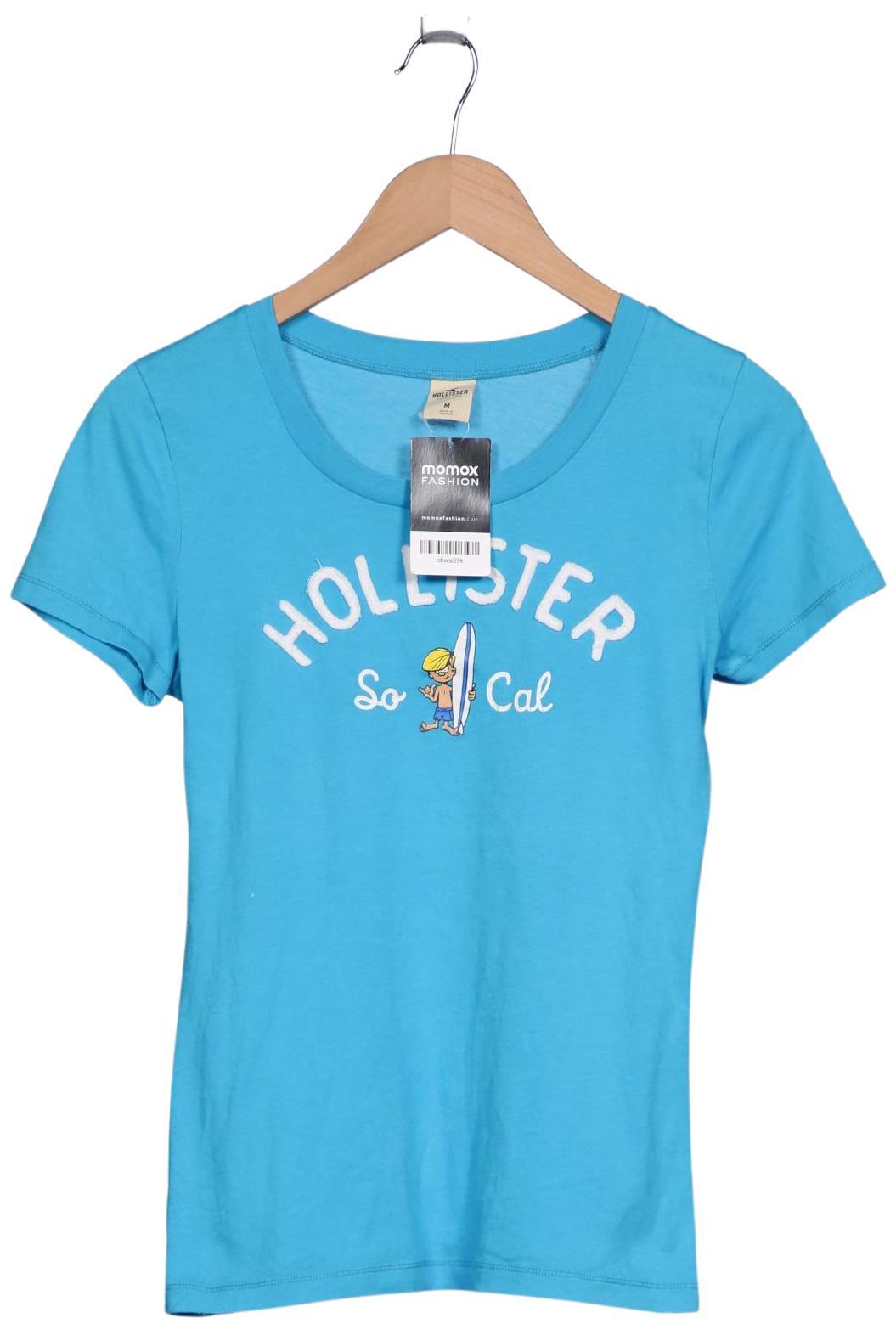 

Hollister Damen T-Shirt, blau, Gr. 38