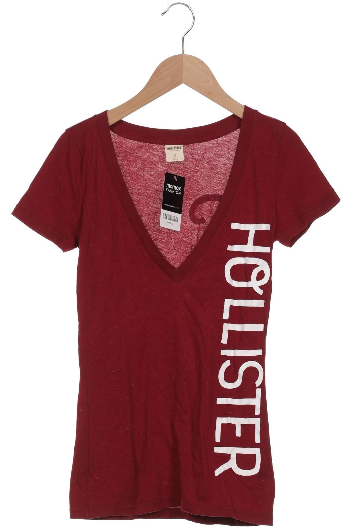 

Hollister Damen T-Shirt, bordeaux, Gr. 36