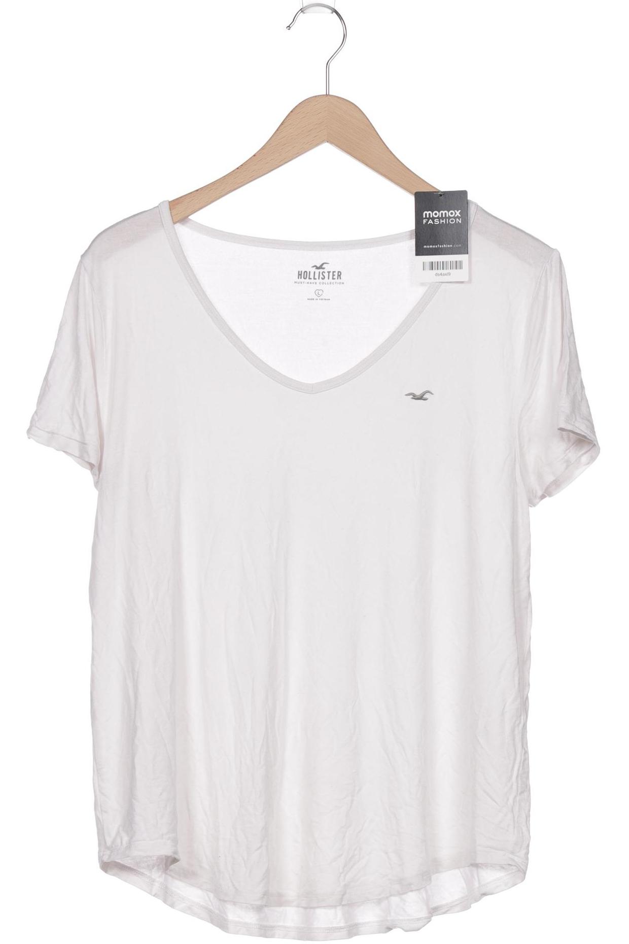 

Hollister Damen T-Shirt, weiß, Gr. 42