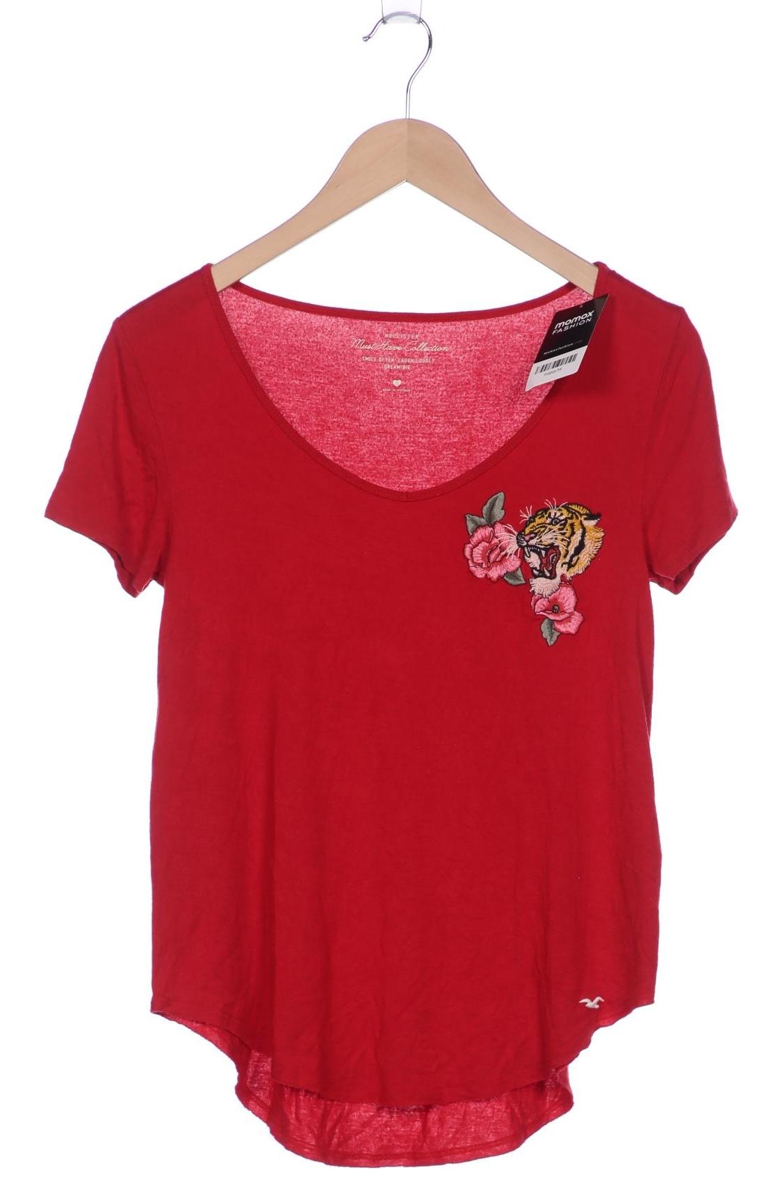 

Hollister Damen T-Shirt, rot, Gr. 34