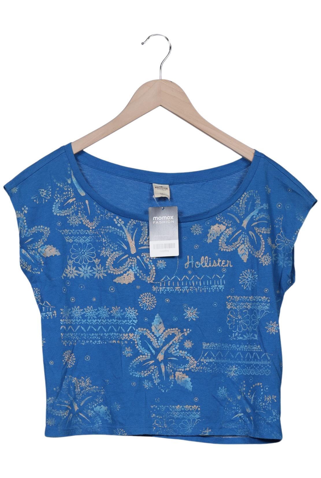 

Hollister Damen T-Shirt, blau, Gr. 34