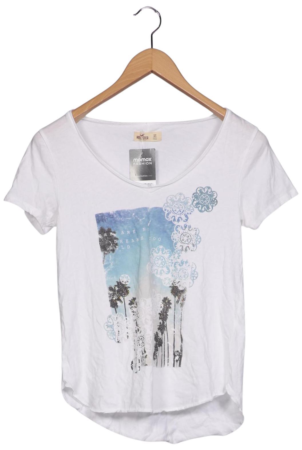 

Hollister Damen T-Shirt, weiß, Gr. 34