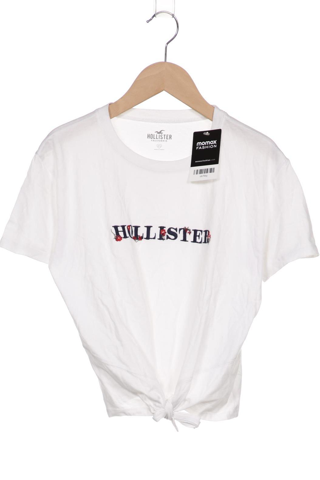 

Hollister Damen T-Shirt, weiß, Gr. 34