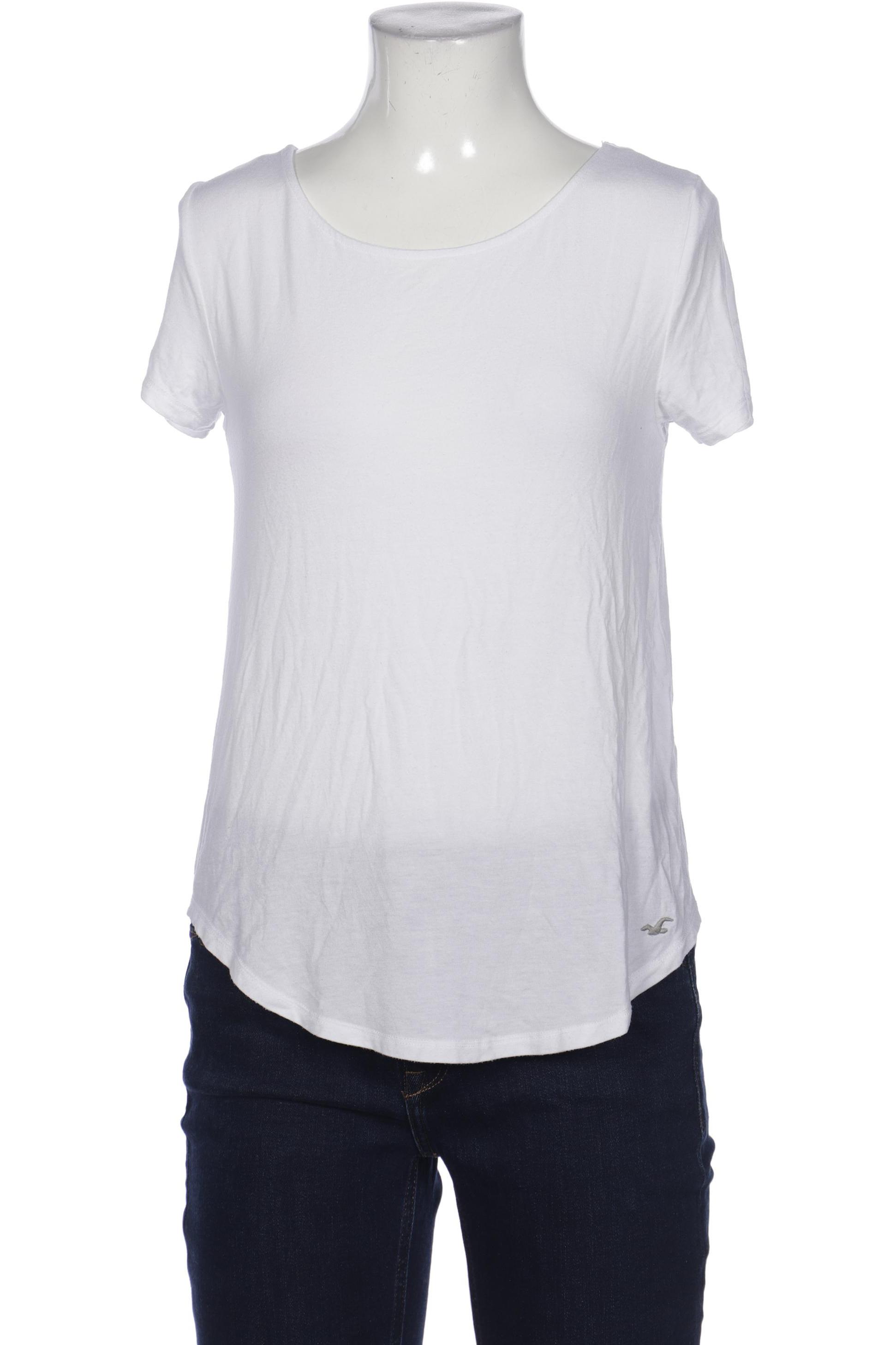 

Hollister Damen T-Shirt, weiß, Gr. 34