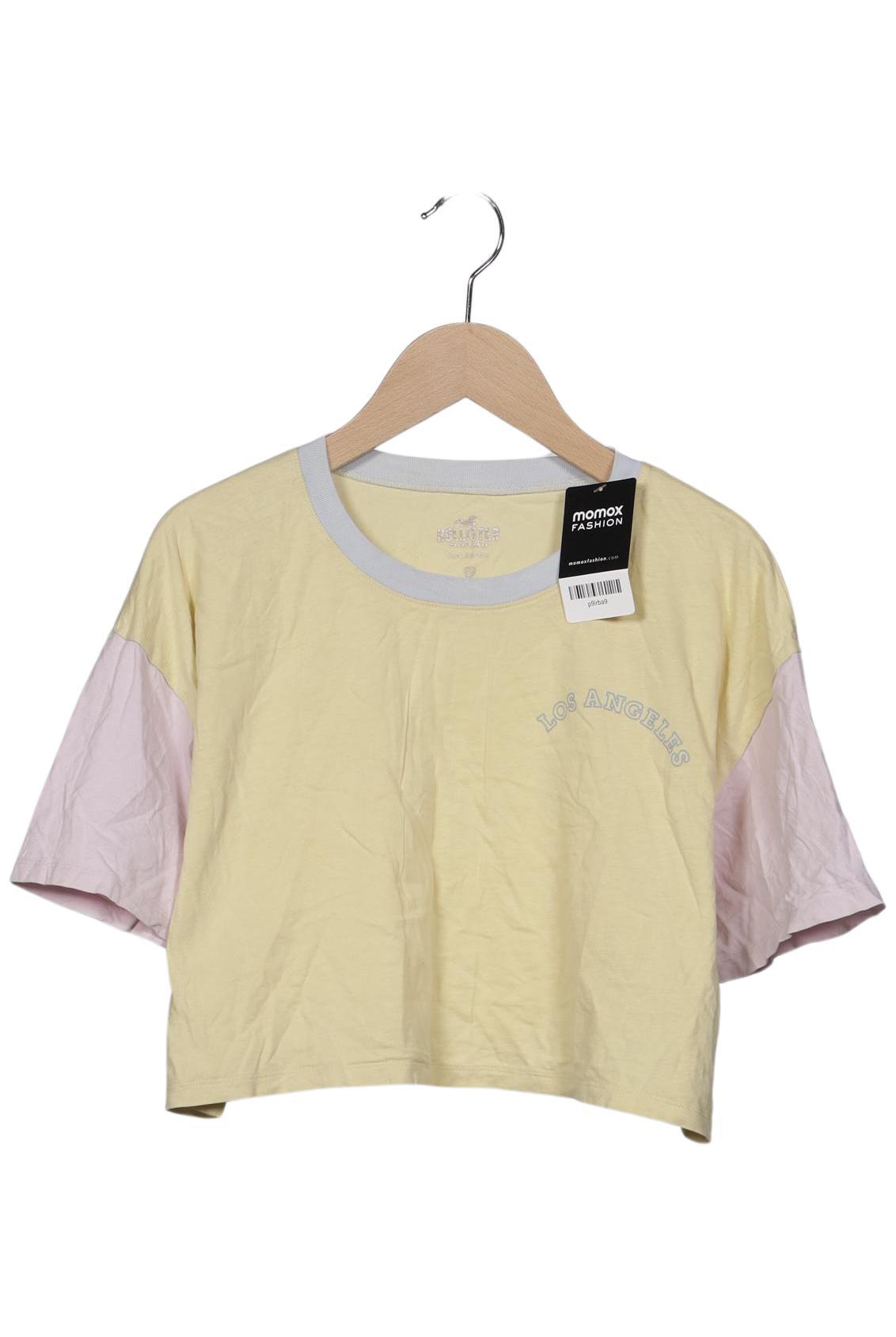 

Hollister Damen T-Shirt, gelb, Gr. 34
