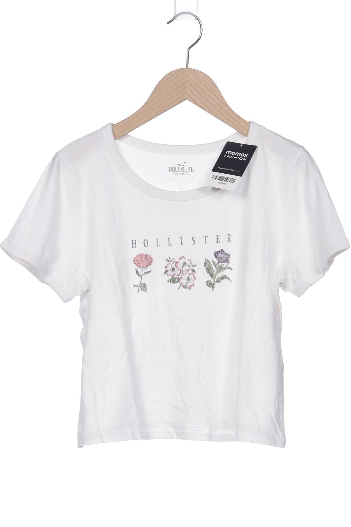 

Hollister Damen T-Shirt, weiß, Gr. 36