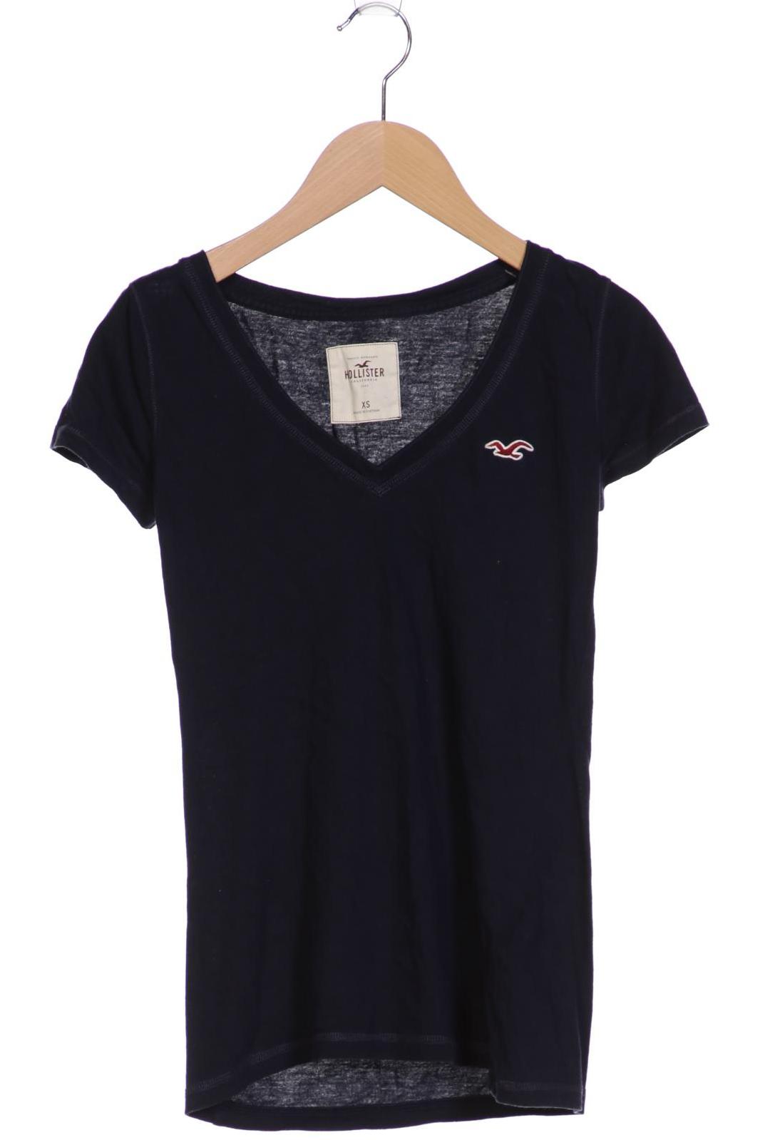 

Hollister Damen T-Shirt, marineblau, Gr. 34