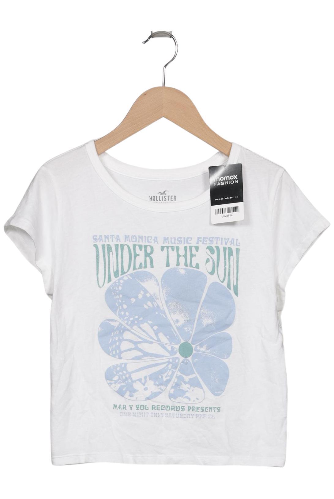 

Hollister Damen T-Shirt, weiß, Gr. 36