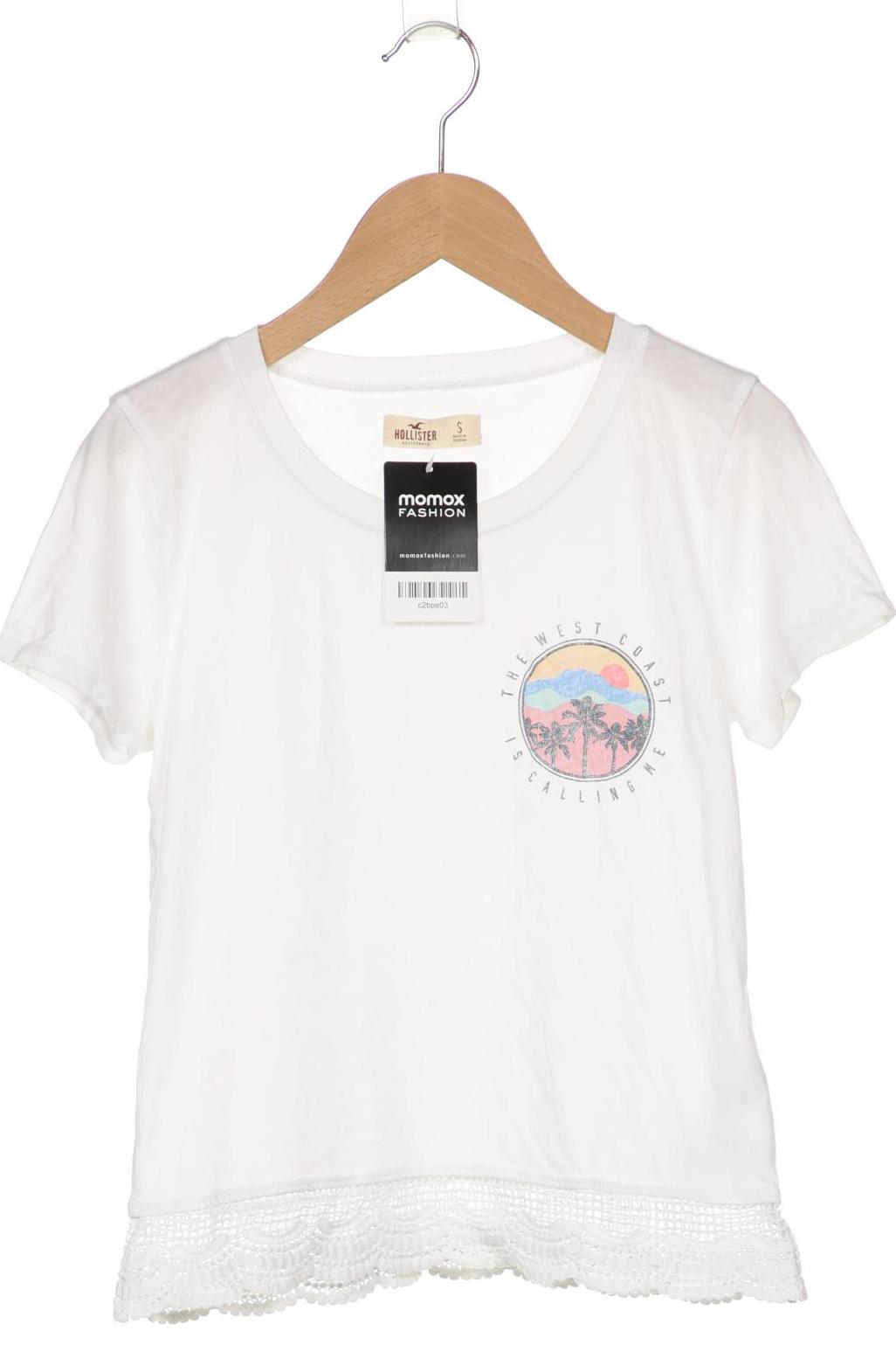 

Hollister Damen T-Shirt, weiß, Gr. 36