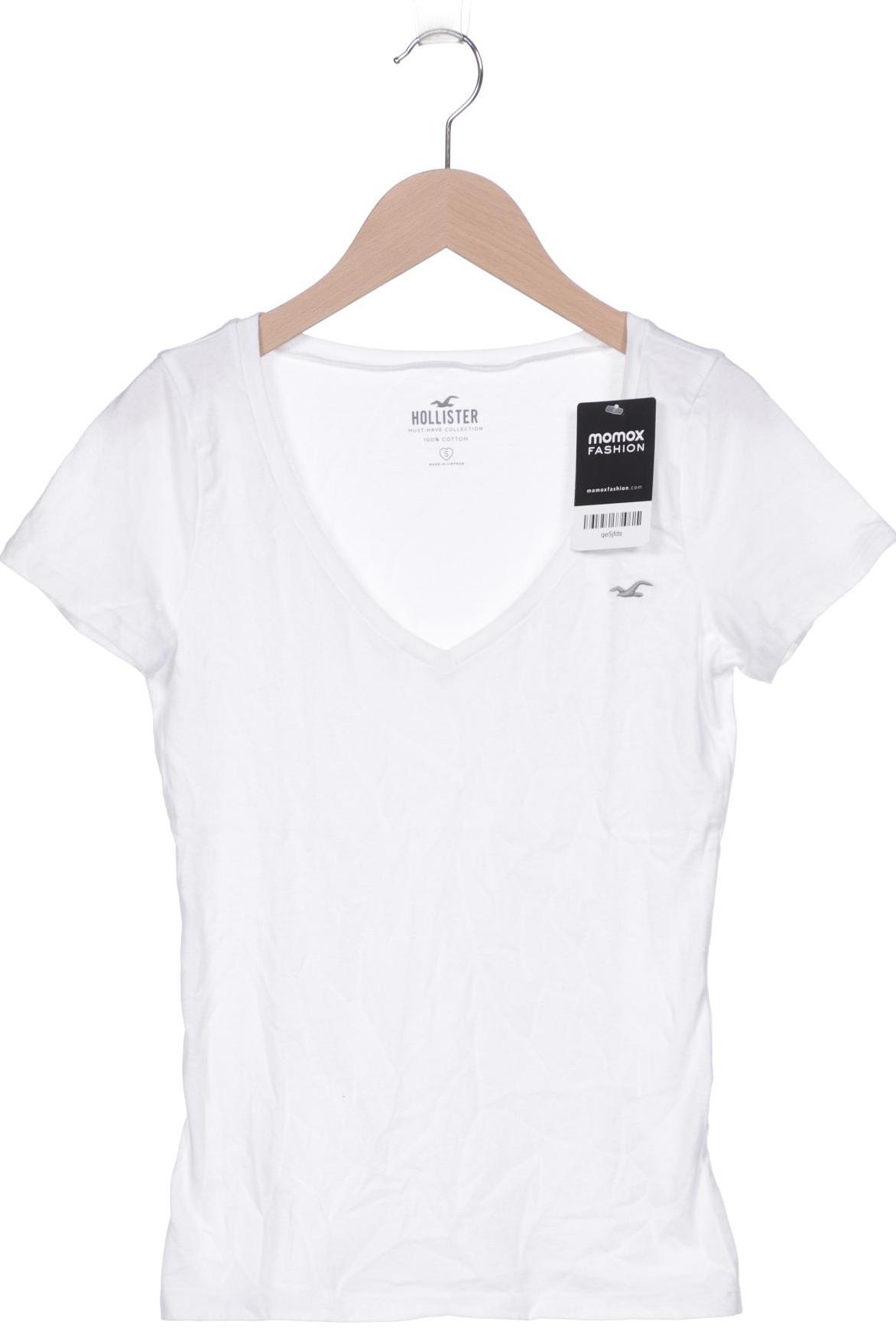 

Hollister Damen T-Shirt, weiß, Gr. 36