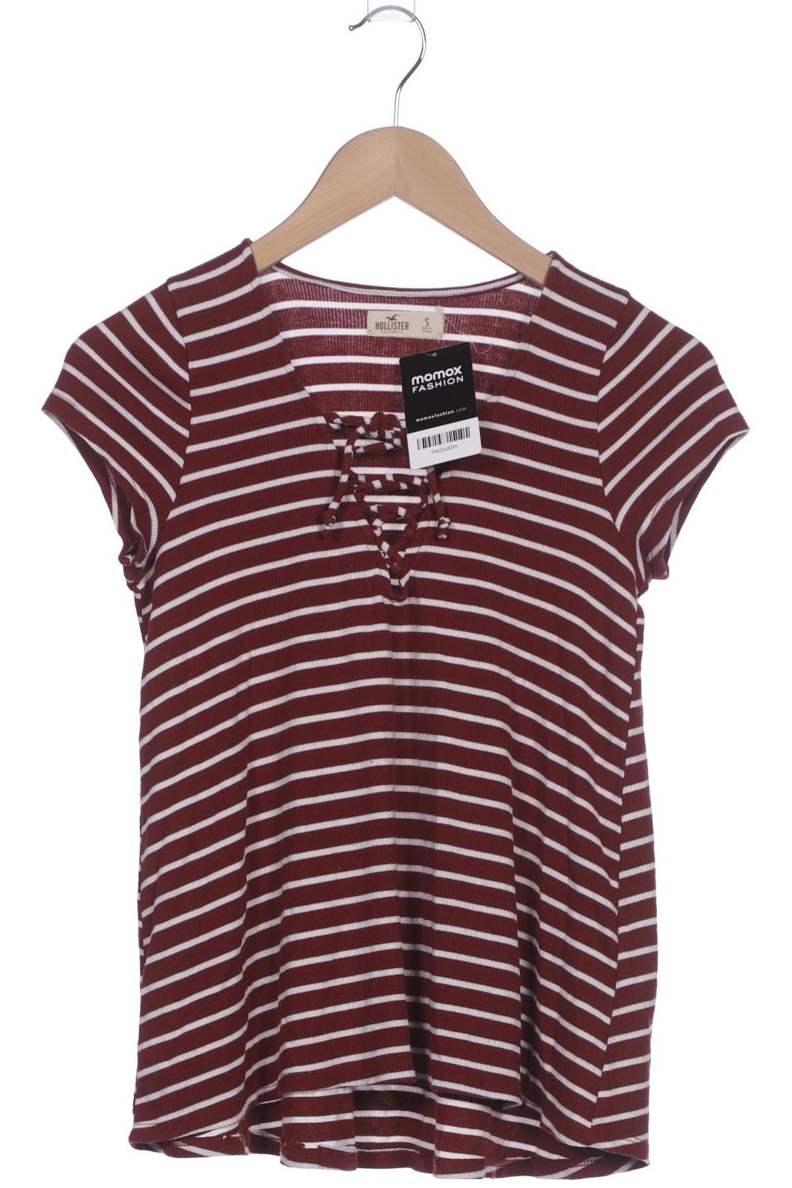 

Hollister Damen T-Shirt, bordeaux, Gr. 36
