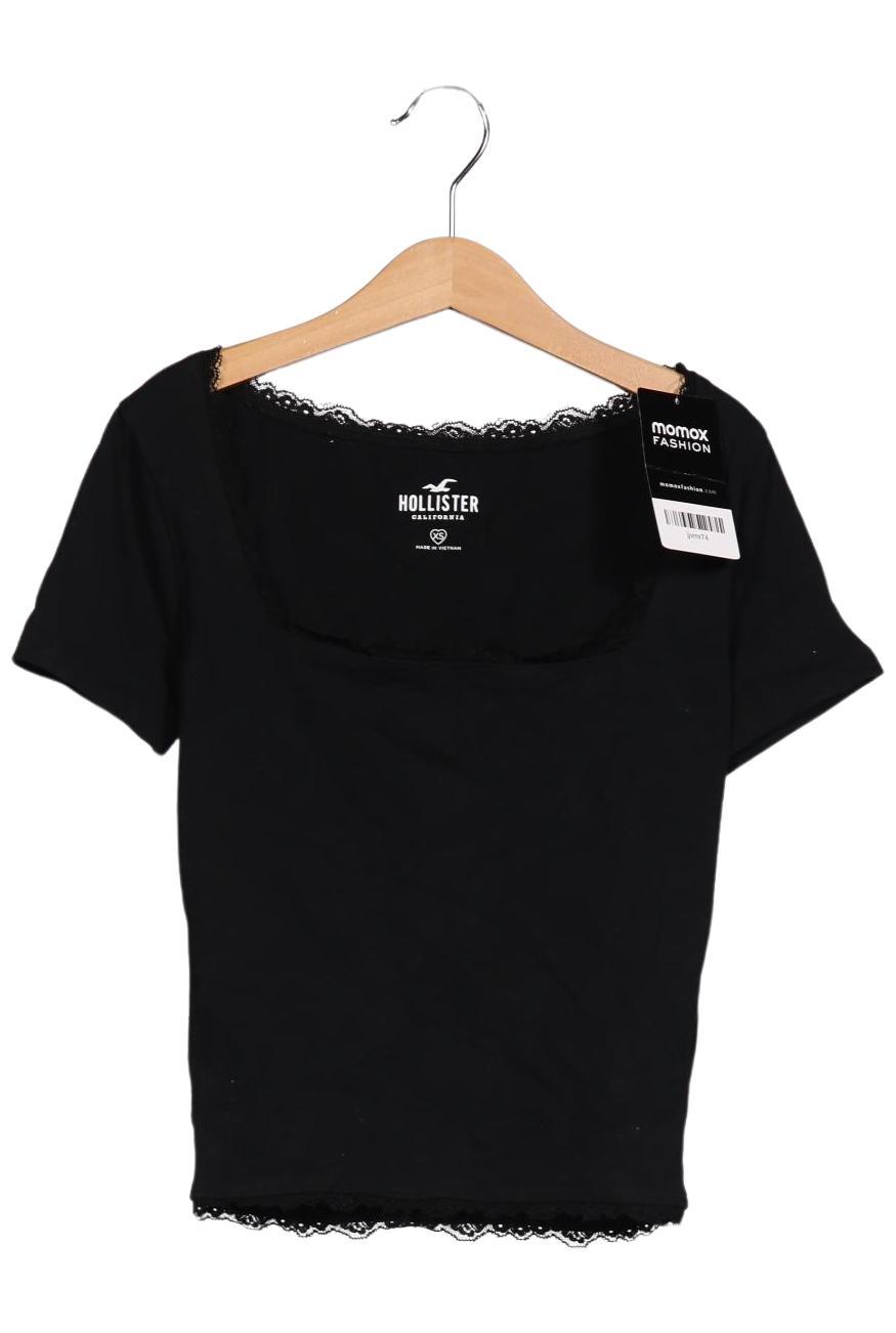 

Hollister Damen T-Shirt, schwarz, Gr. 34