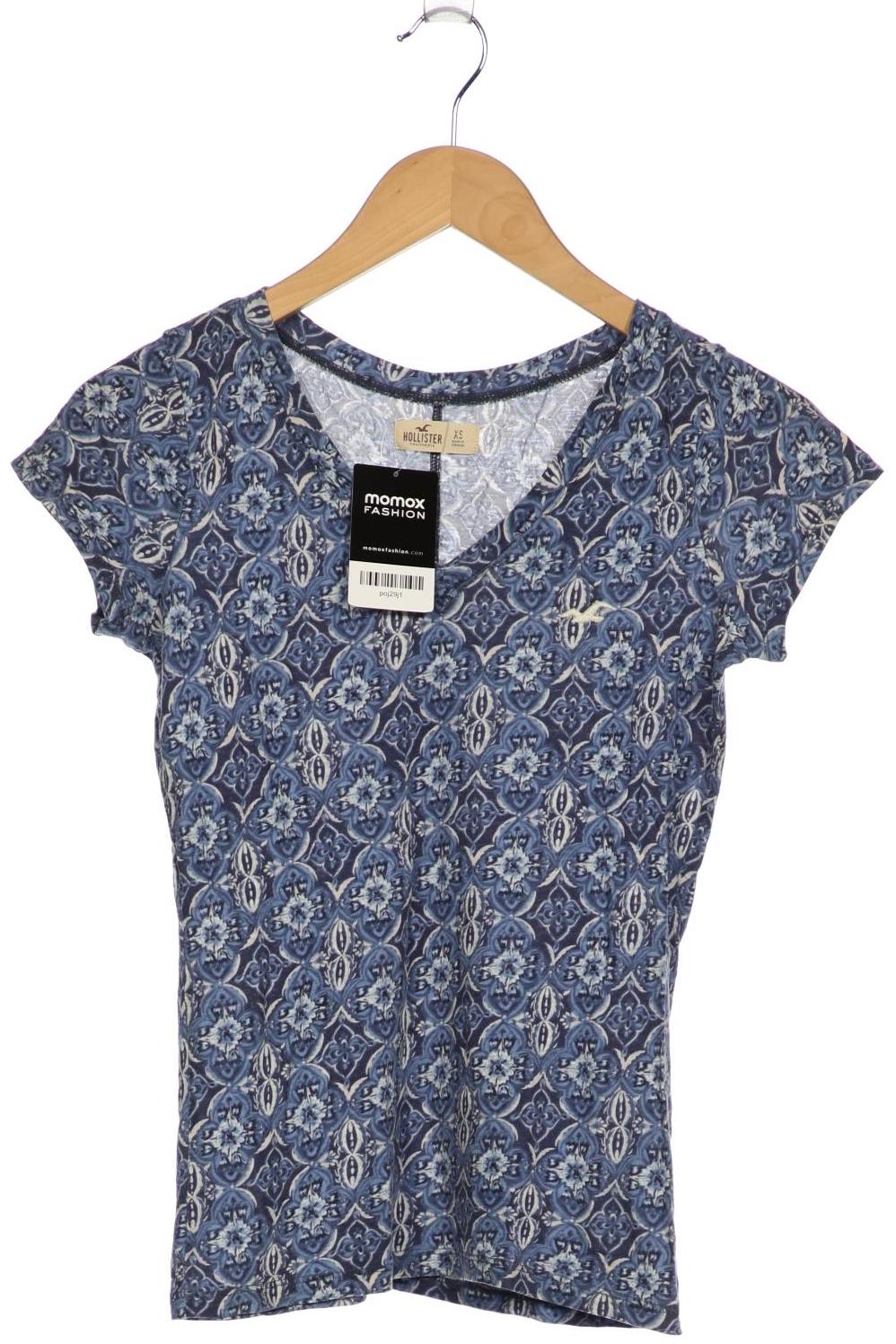 

Hollister Damen T-Shirt, blau, Gr. 34