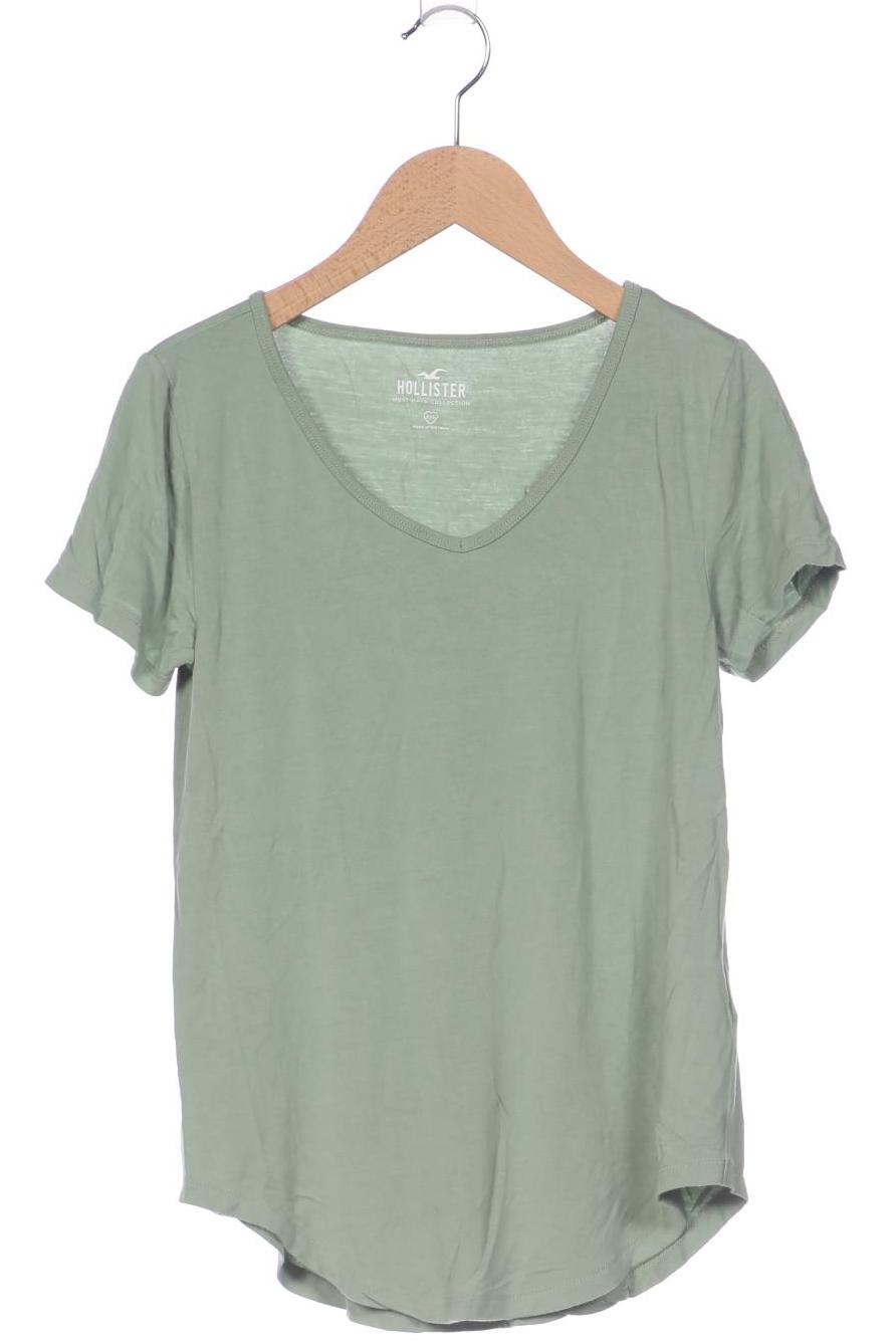 

Hollister Damen T-Shirt, grün, Gr. 32