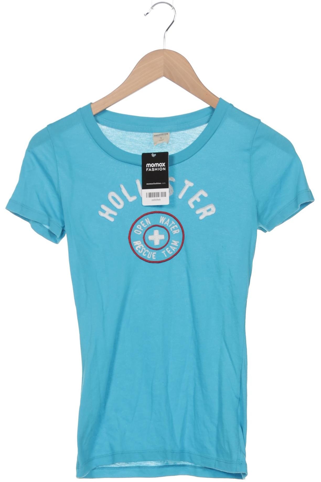 

Hollister Damen T-Shirt, blau, Gr. 36