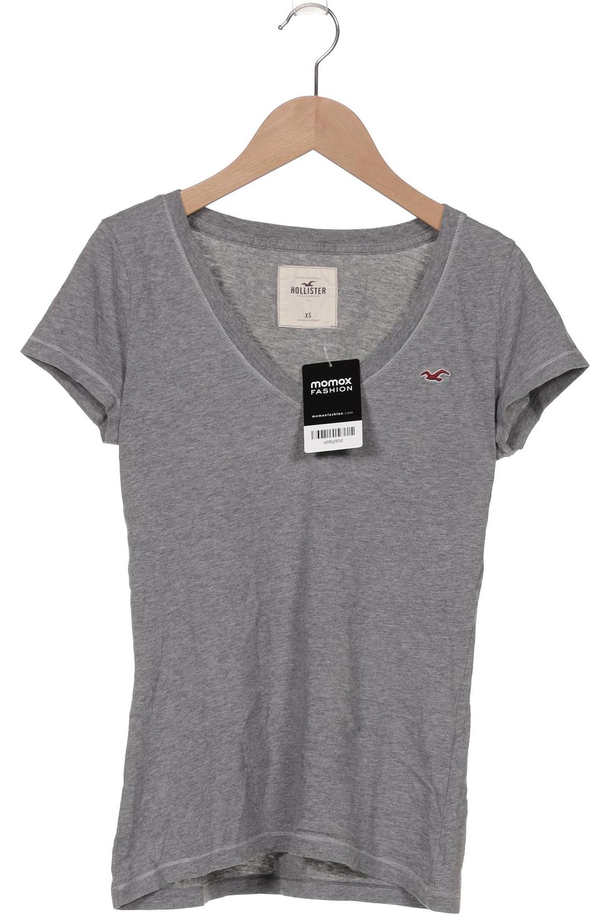 

Hollister Damen T-Shirt, grau, Gr. 34