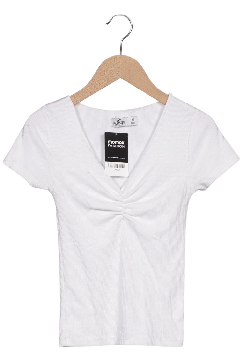 

Hollister Damen T-Shirt, weiß, Gr. 34