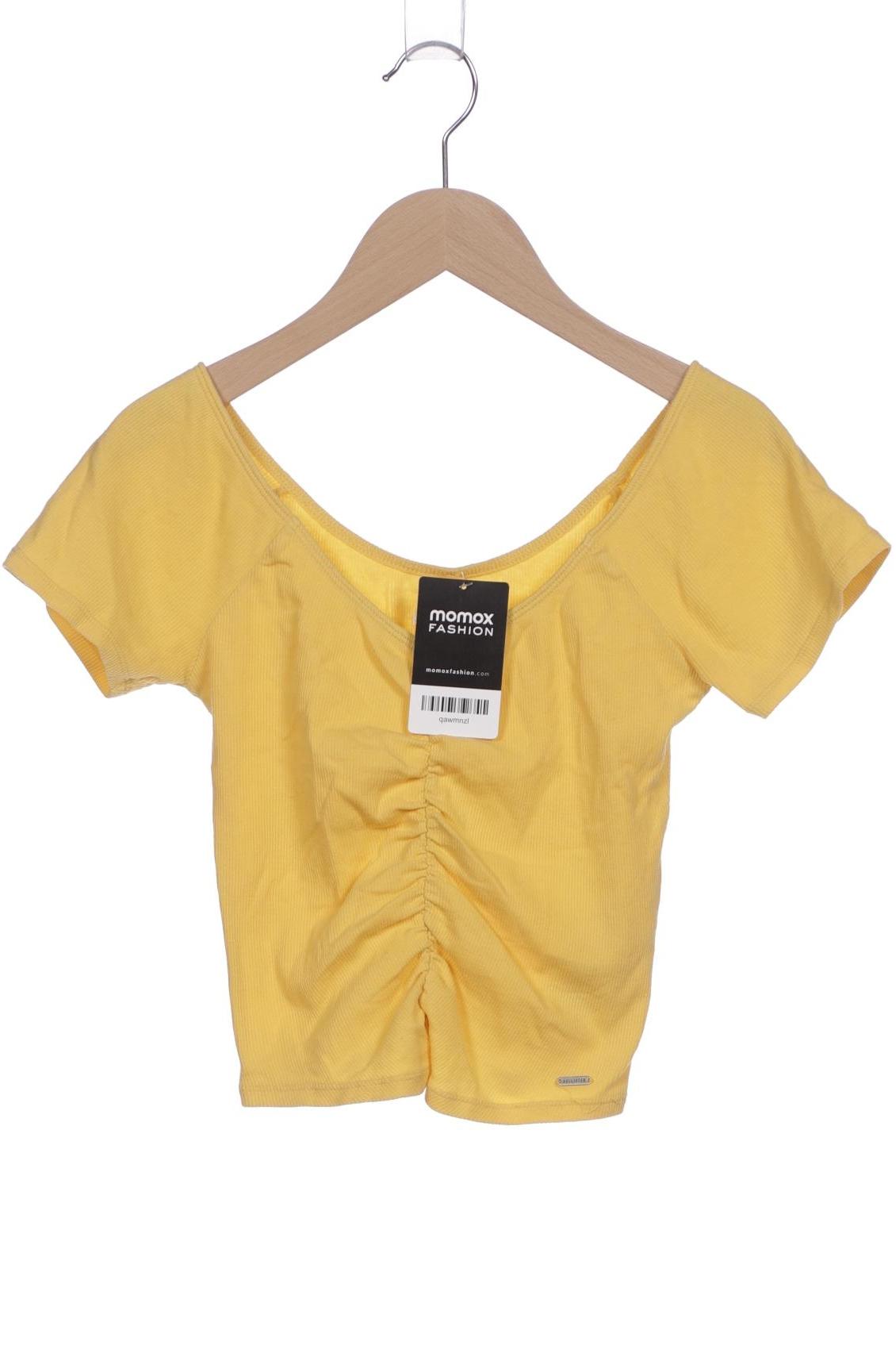 

Hollister Damen T-Shirt, gelb, Gr. 36