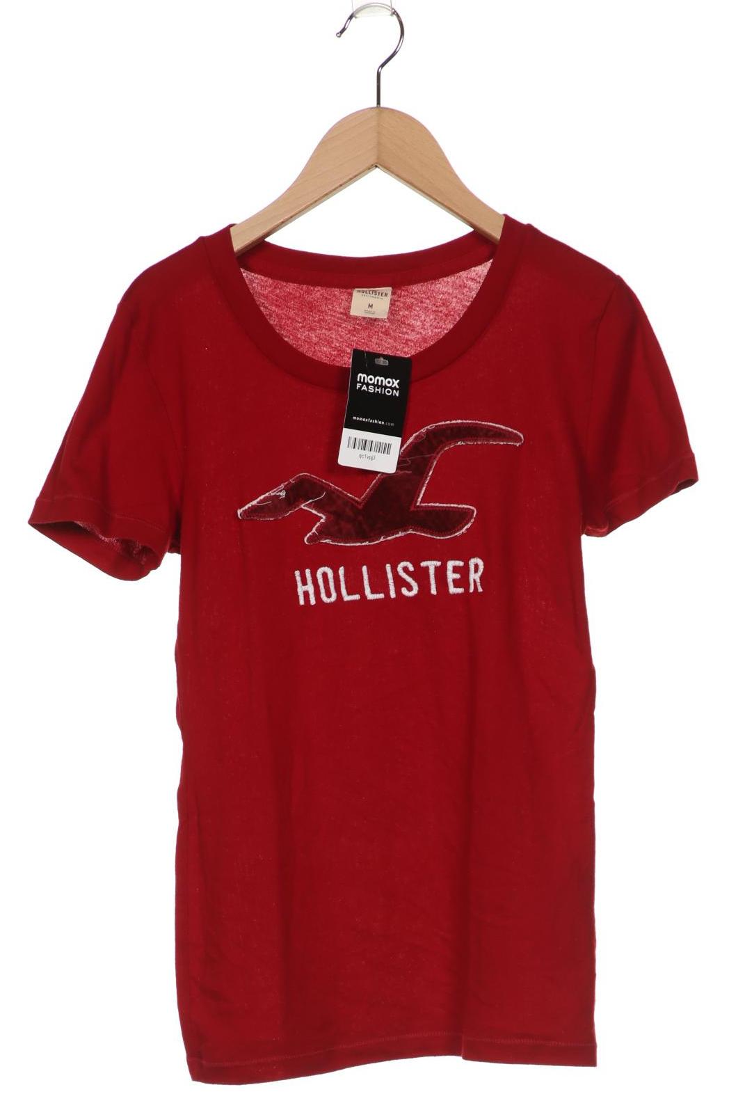 

Hollister Damen T-Shirt, bordeaux, Gr. 38