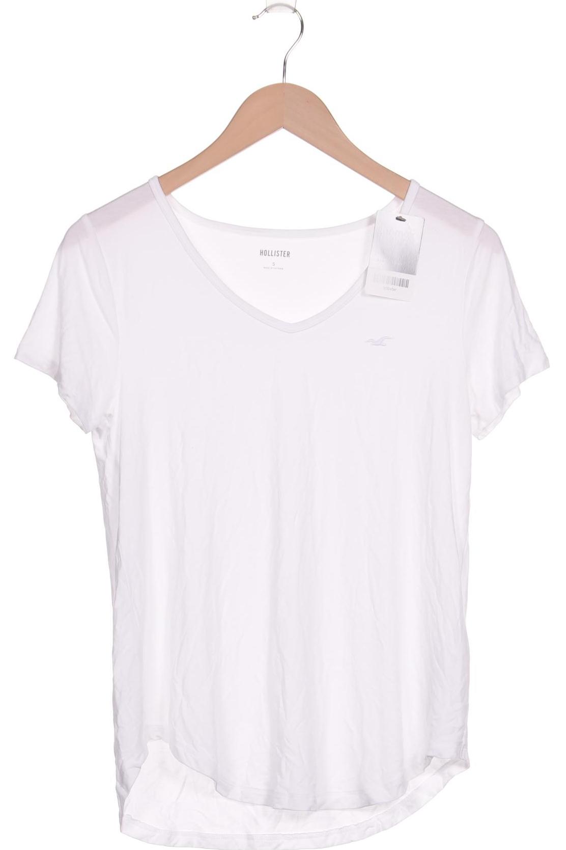 

Hollister Damen T-Shirt, weiß, Gr. 36