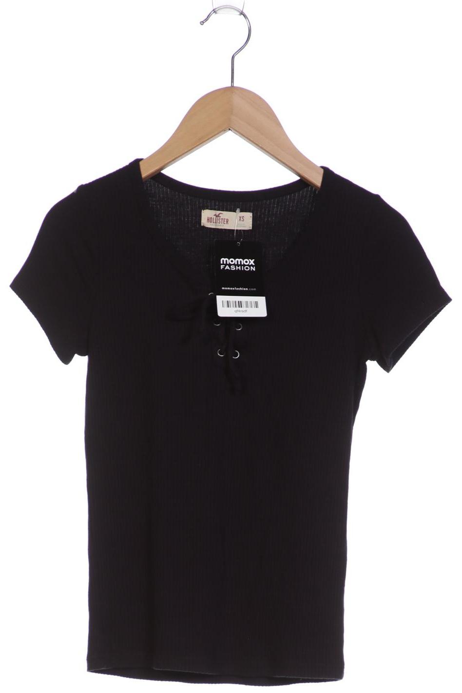 

Hollister Damen T-Shirt, schwarz