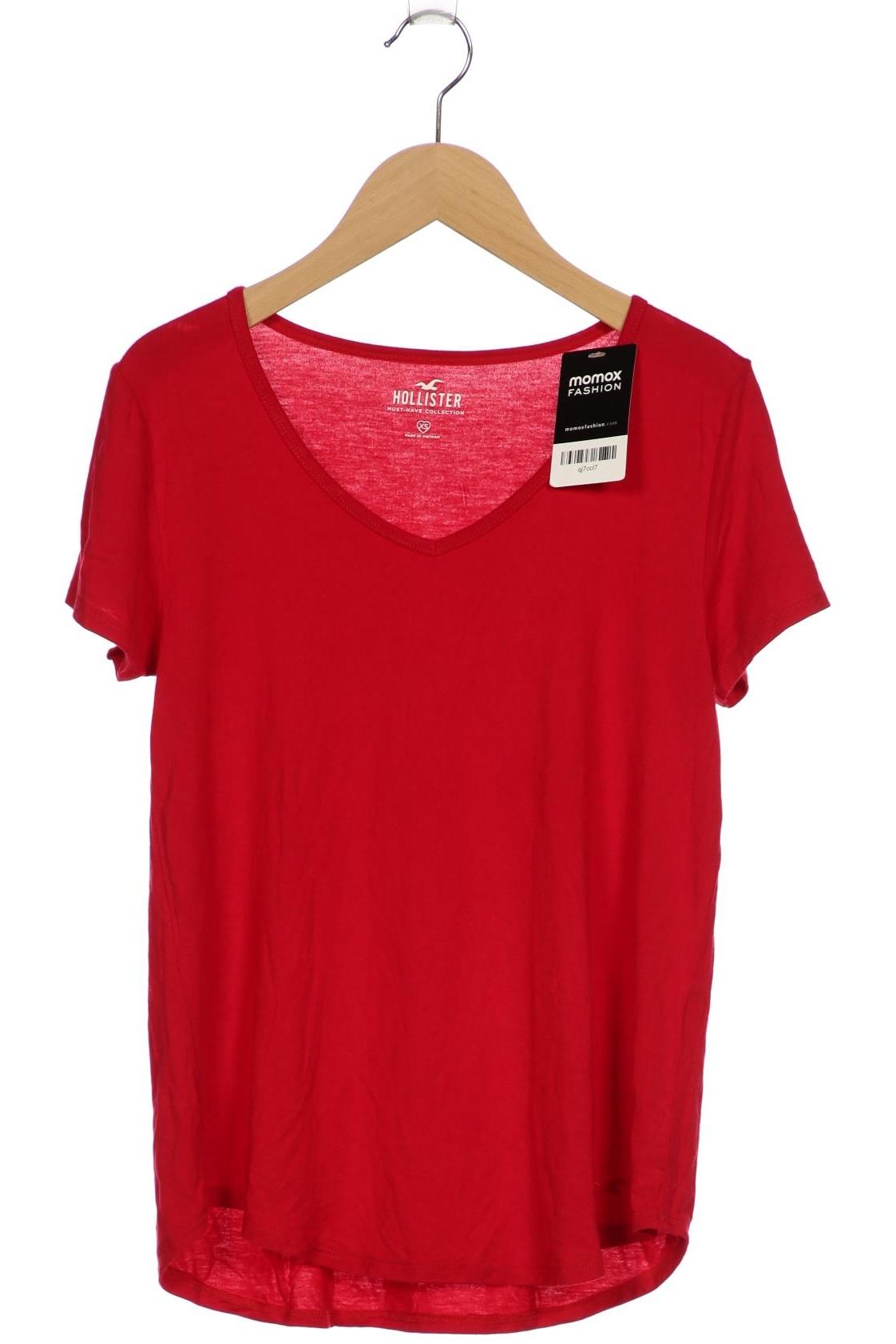 

Hollister Damen T-Shirt, rot, Gr. 34