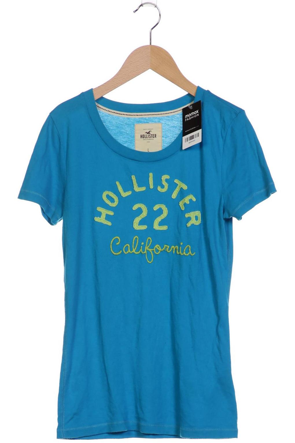 

Hollister Damen T-Shirt, blau, Gr. 42