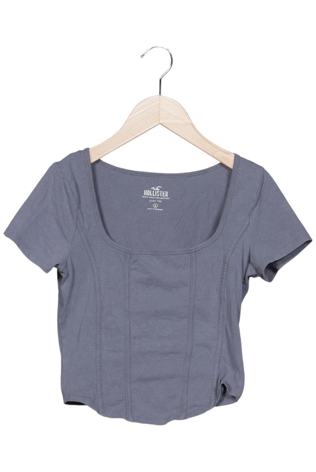 

Hollister Damen T-Shirt, blau, Gr. 36