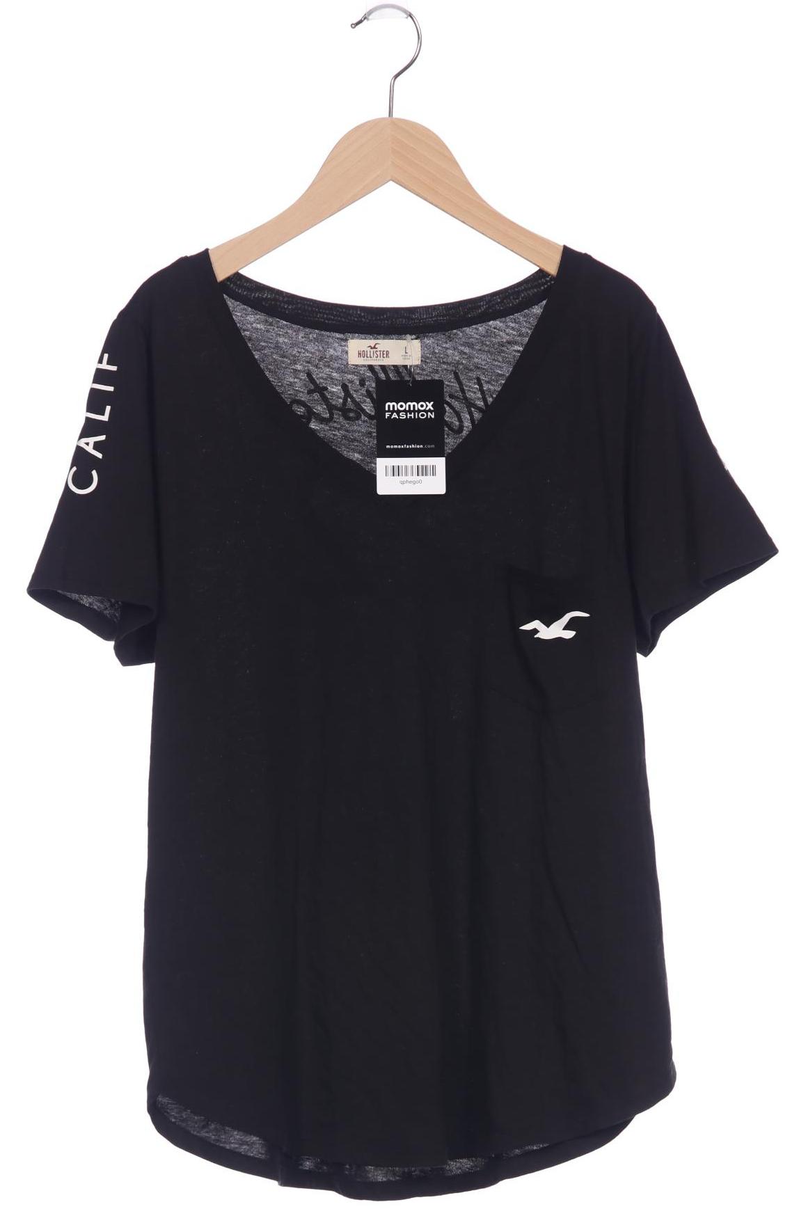 

Hollister Damen T-Shirt, schwarz, Gr. 42
