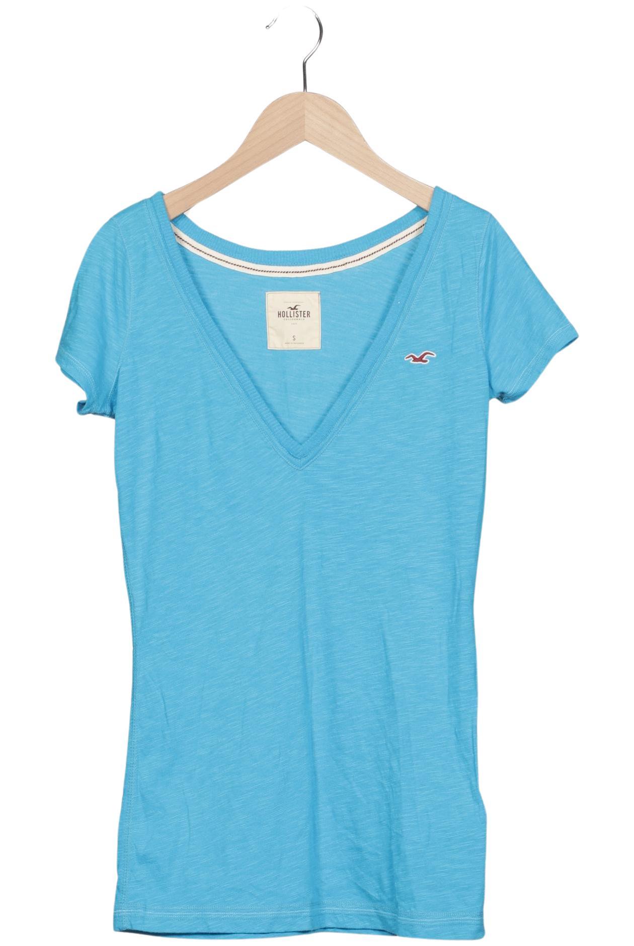 

Hollister Damen T-Shirt, hellblau, Gr. 36