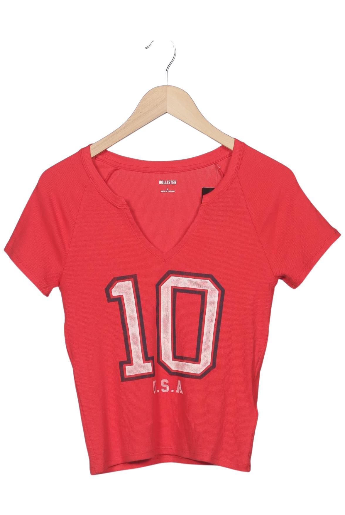 

Hollister Damen T-Shirt, rot, Gr. 42
