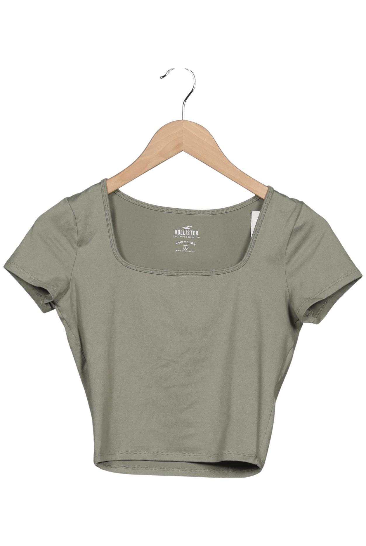 

Hollister Damen T-Shirt, grün, Gr. 36