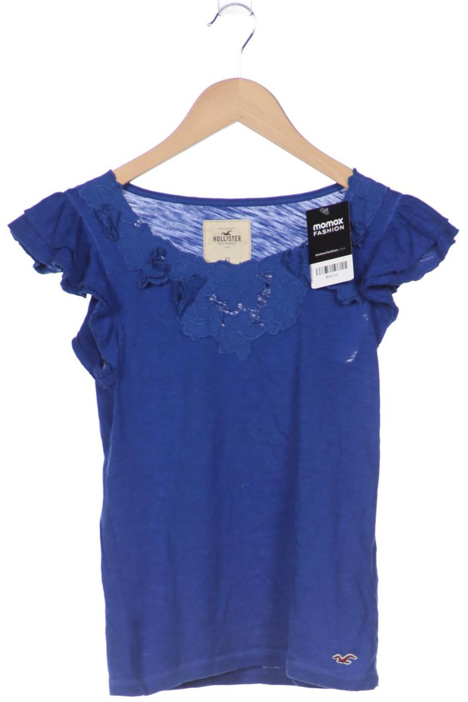 

Hollister Damen T-Shirt, blau, Gr. 34