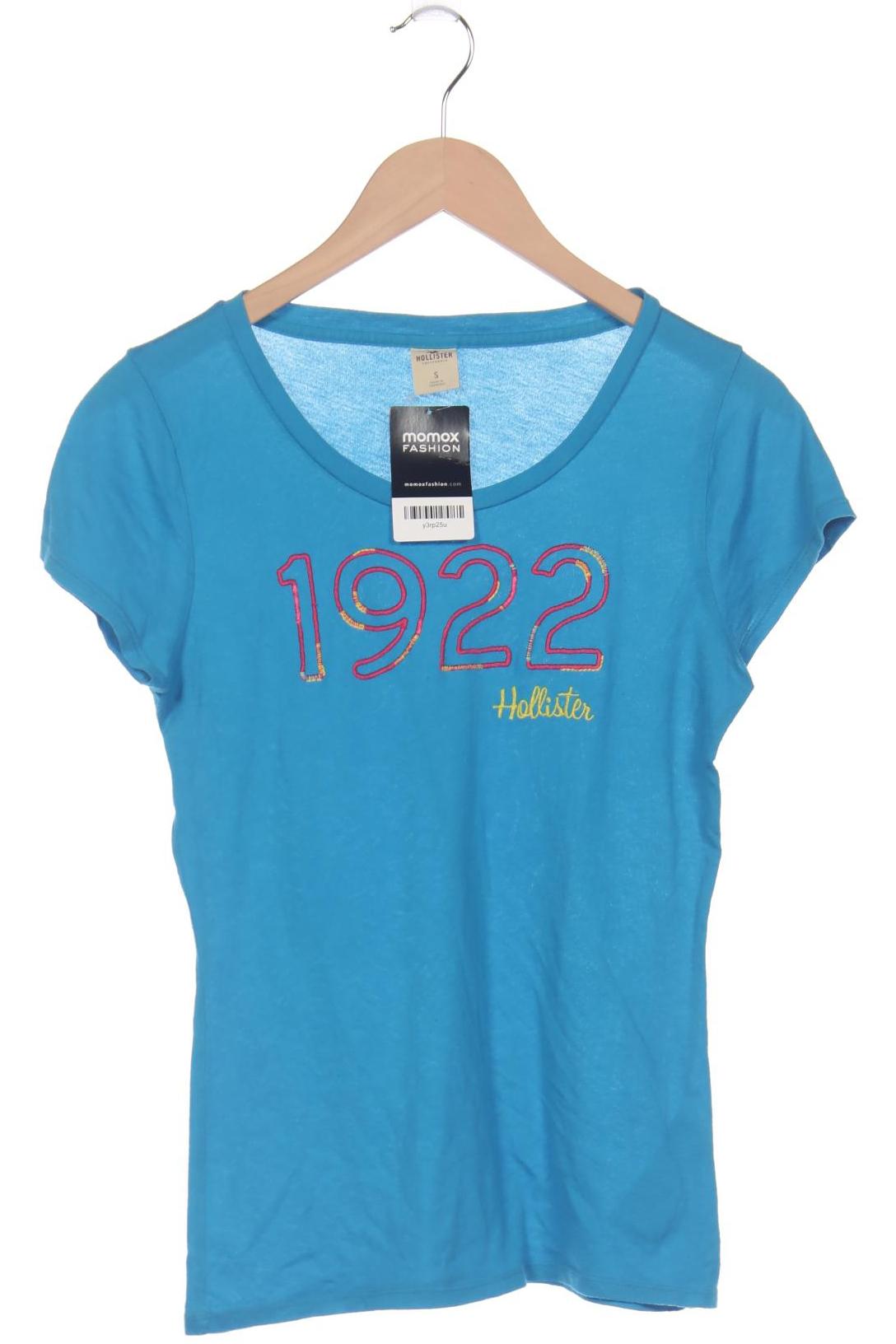 

Hollister Damen T-Shirt, blau, Gr. 36