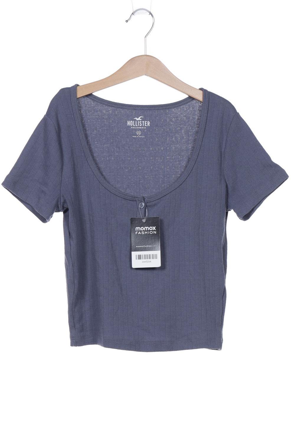 

Hollister Damen T-Shirt, blau, Gr. 34