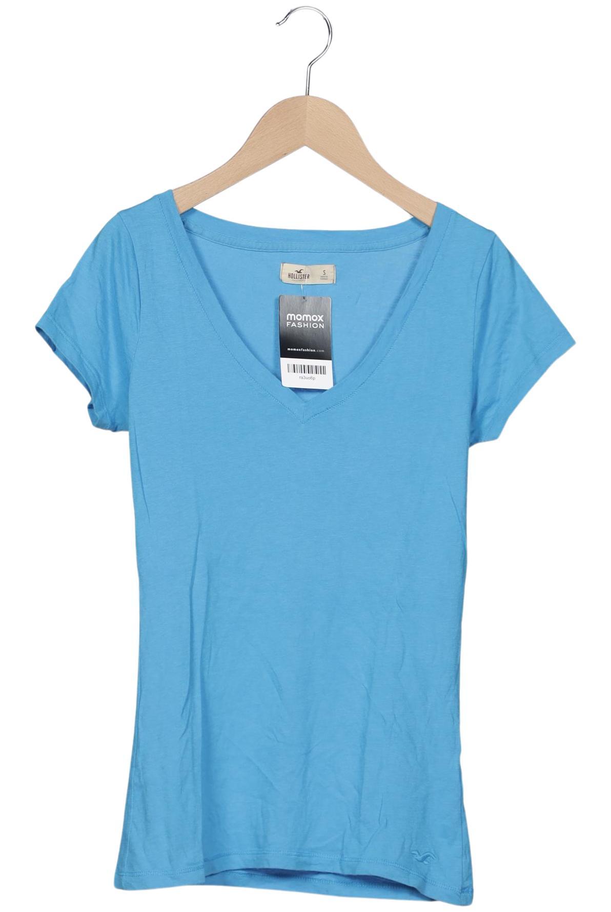 

Hollister Damen T-Shirt, blau, Gr. 36
