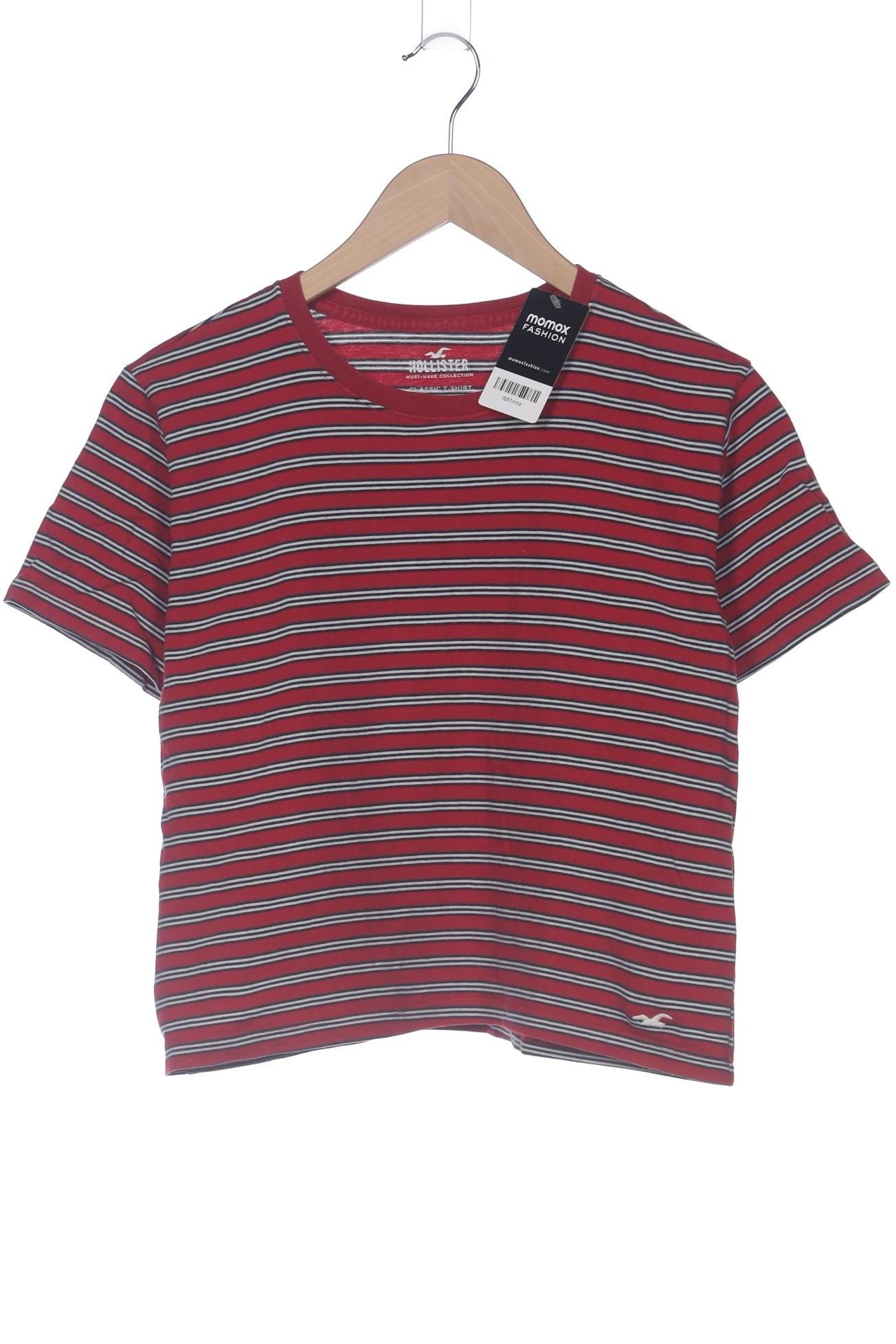 

Hollister Damen T-Shirt, bordeaux, Gr. 36