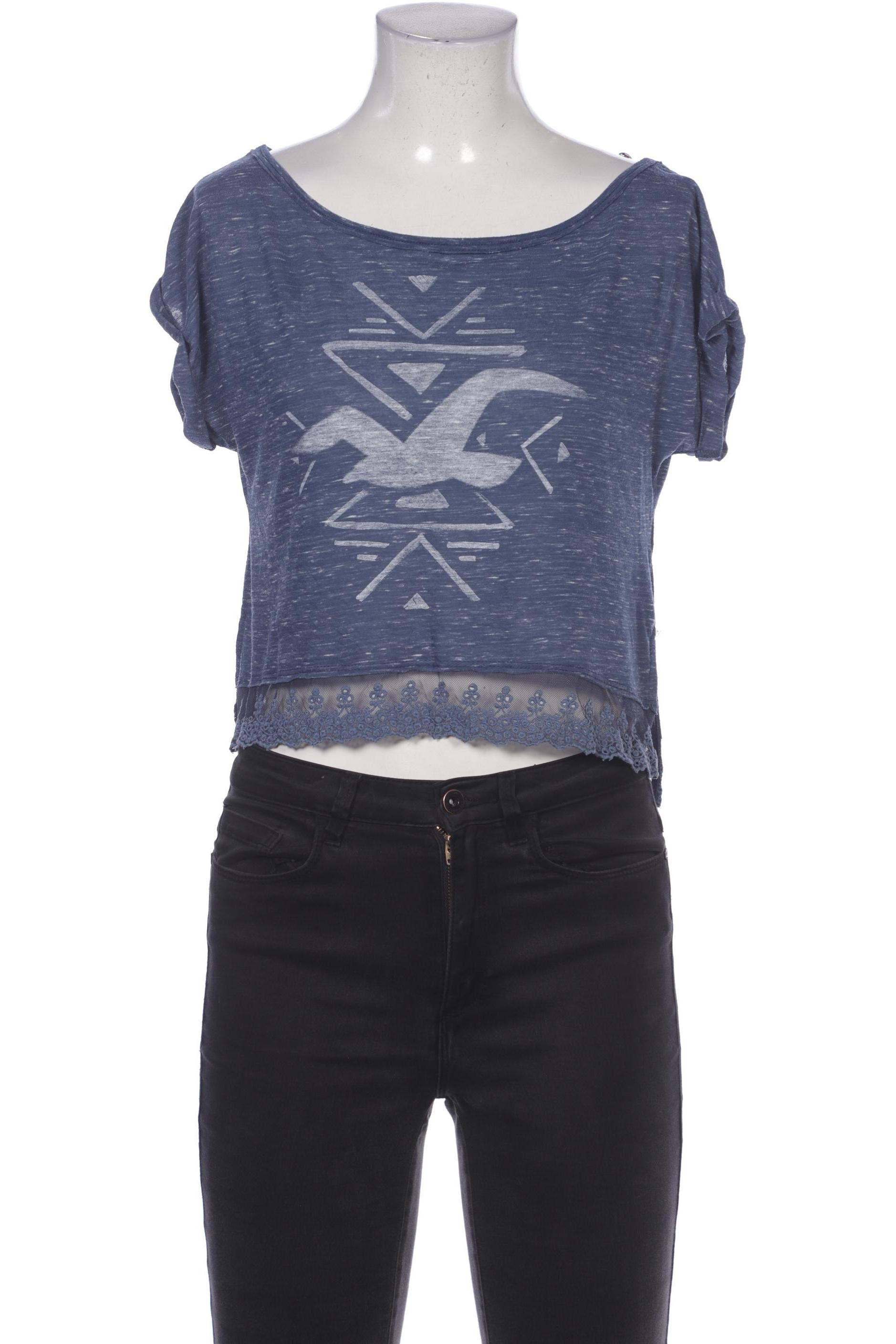 

Hollister Damen T-Shirt, blau, Gr. 36